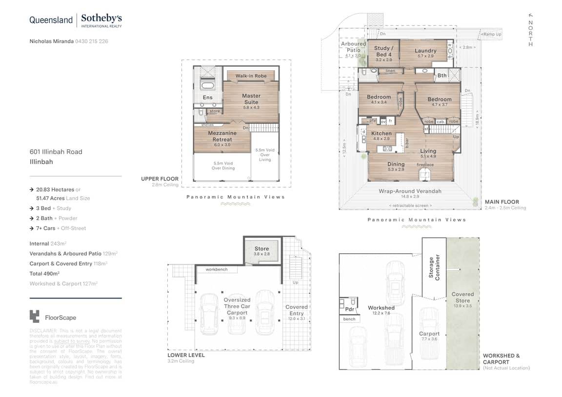 601 Illinbah Road, Illinbah For Sale by Farmbuy.com - floorplan 1