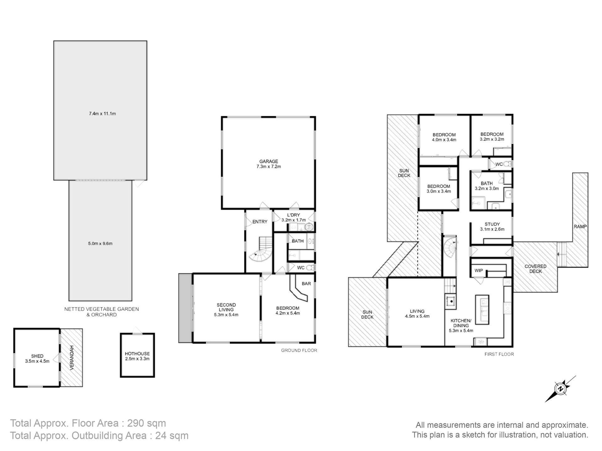 40 Ferntree Road, Eaglehawk Neck For Sale by Farmbuy.com - floorplan 1