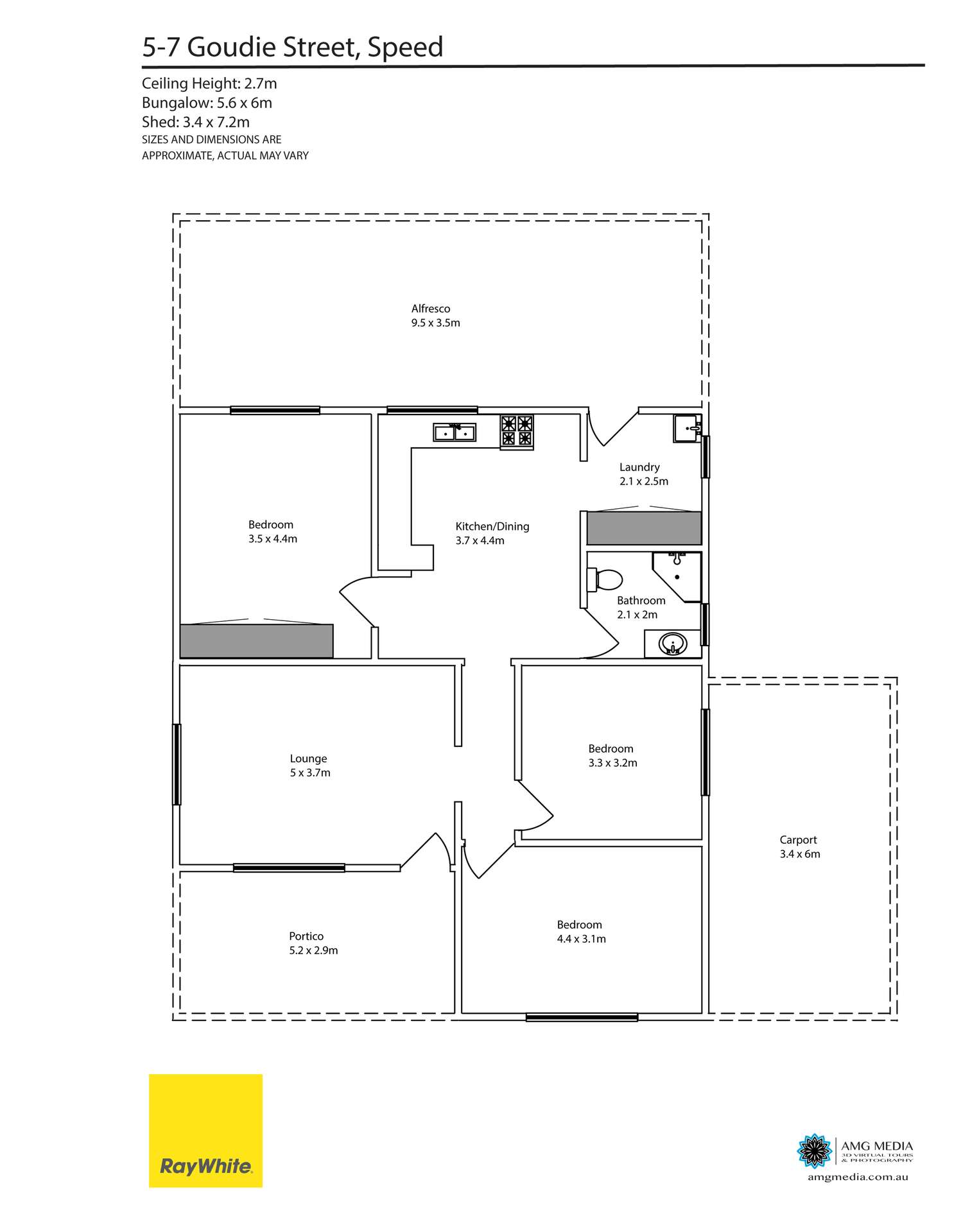 5-7 & 9 Goudie Street, Speed For Sale by Farmbuy.com - floorplan 1