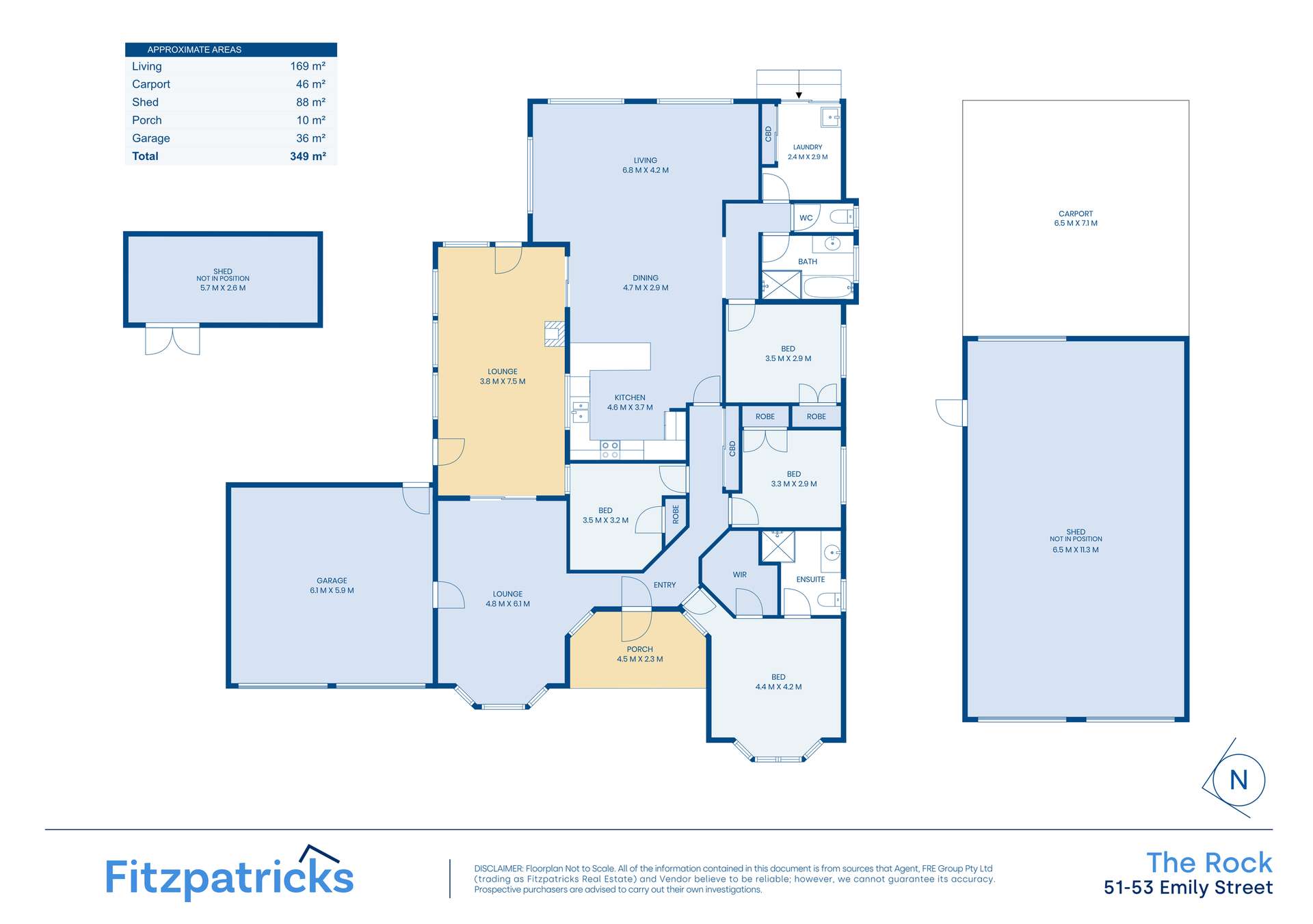 51-53 Emily Street, The Rock For Sale by Farmbuy.com - floorplan 1