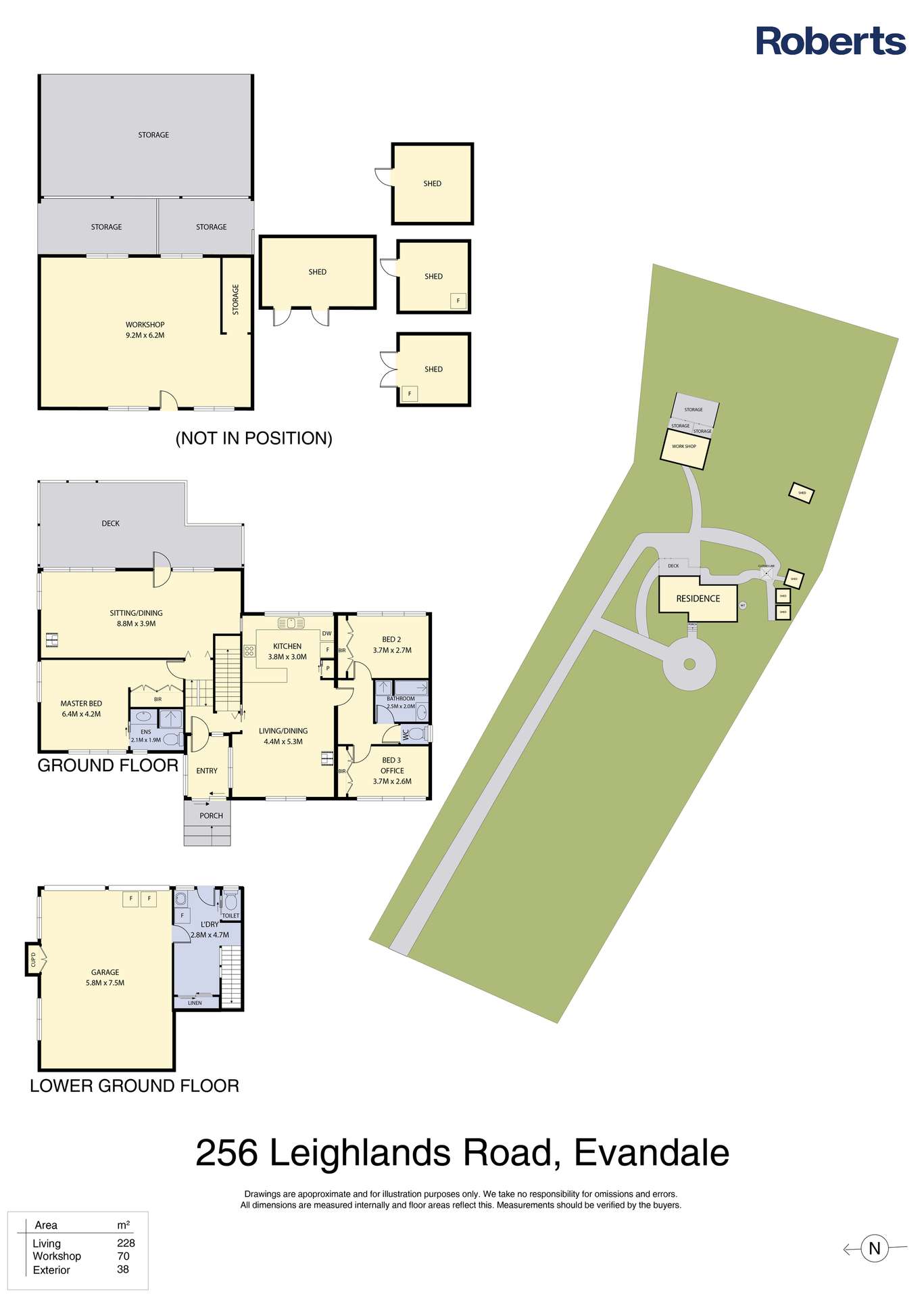256 Leighlands Road, Evandale For Sale by Farmbuy.com - floorplan 1
