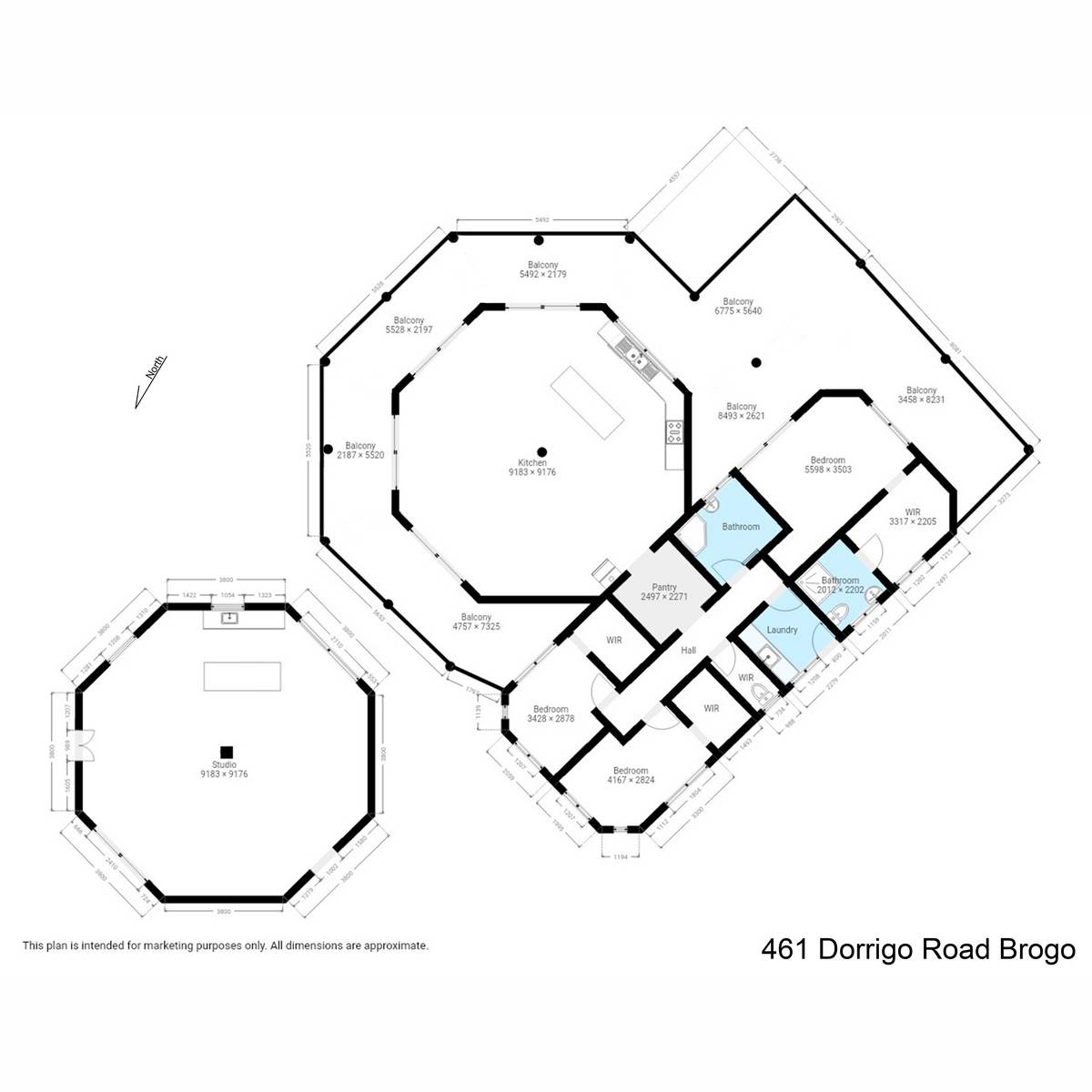 461 Dorrigo Road, Brogo For Sale by Farmbuy.com - floorplan 1