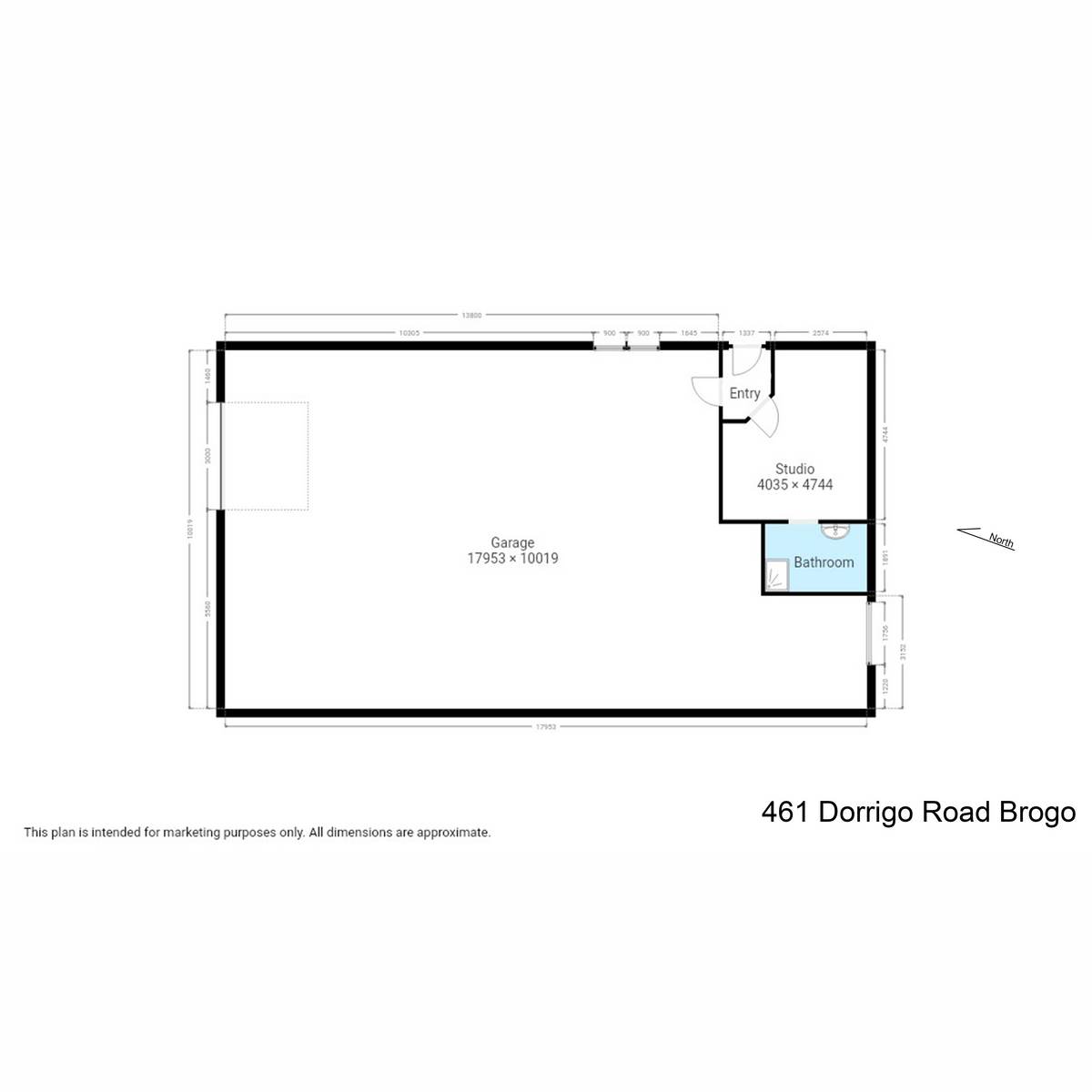 461 Dorrigo Road, Brogo For Sale by Farmbuy.com - floorplan 2