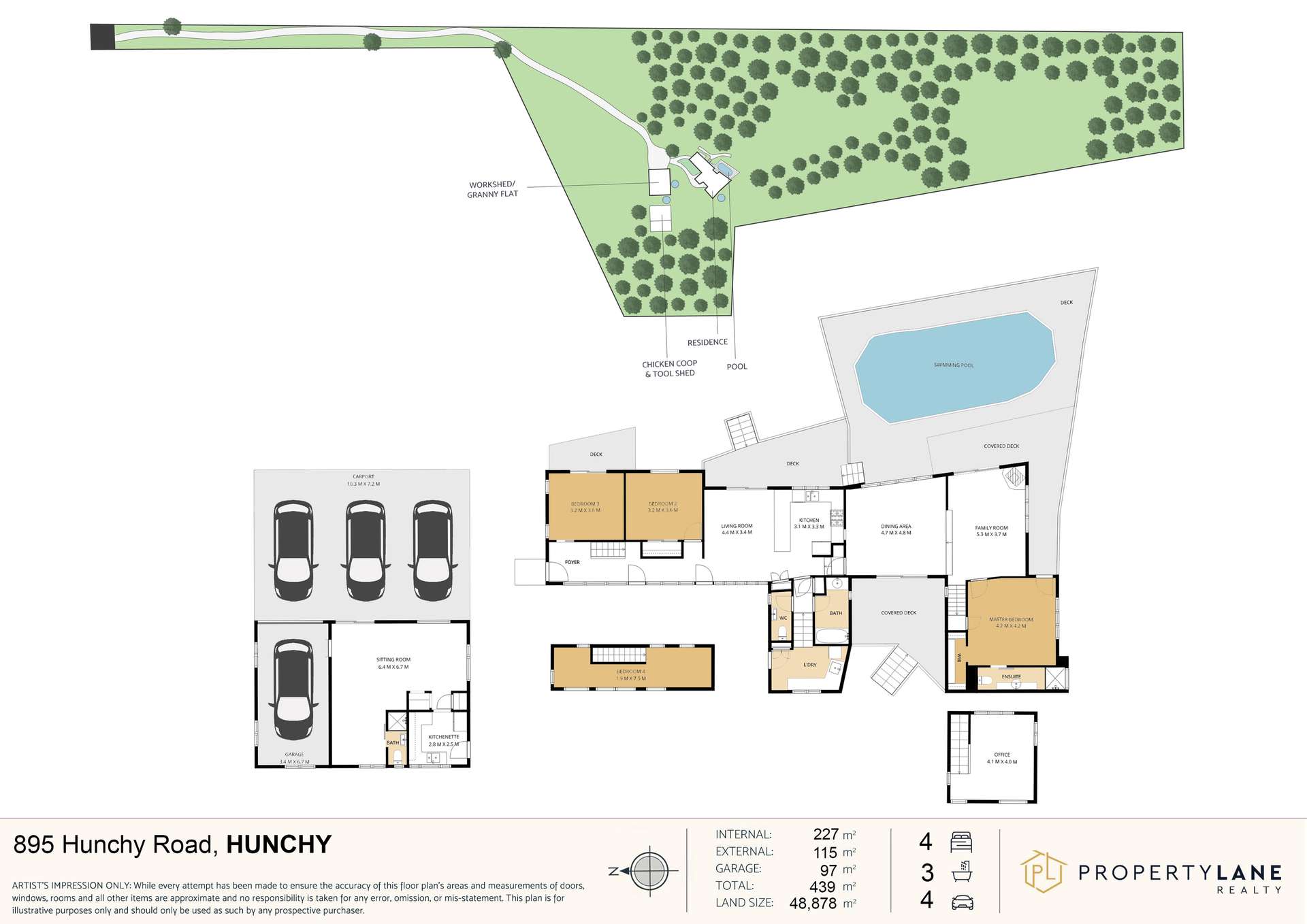 895 Hunchy Road, Hunchy For Sale by Farmbuy.com - floorplan 1