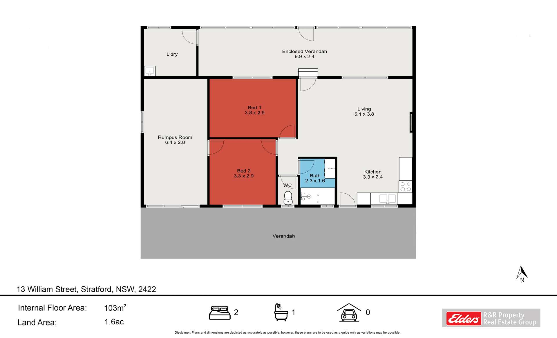 13 William Street, Stratford For Sale by Farmbuy.com - floorplan 1