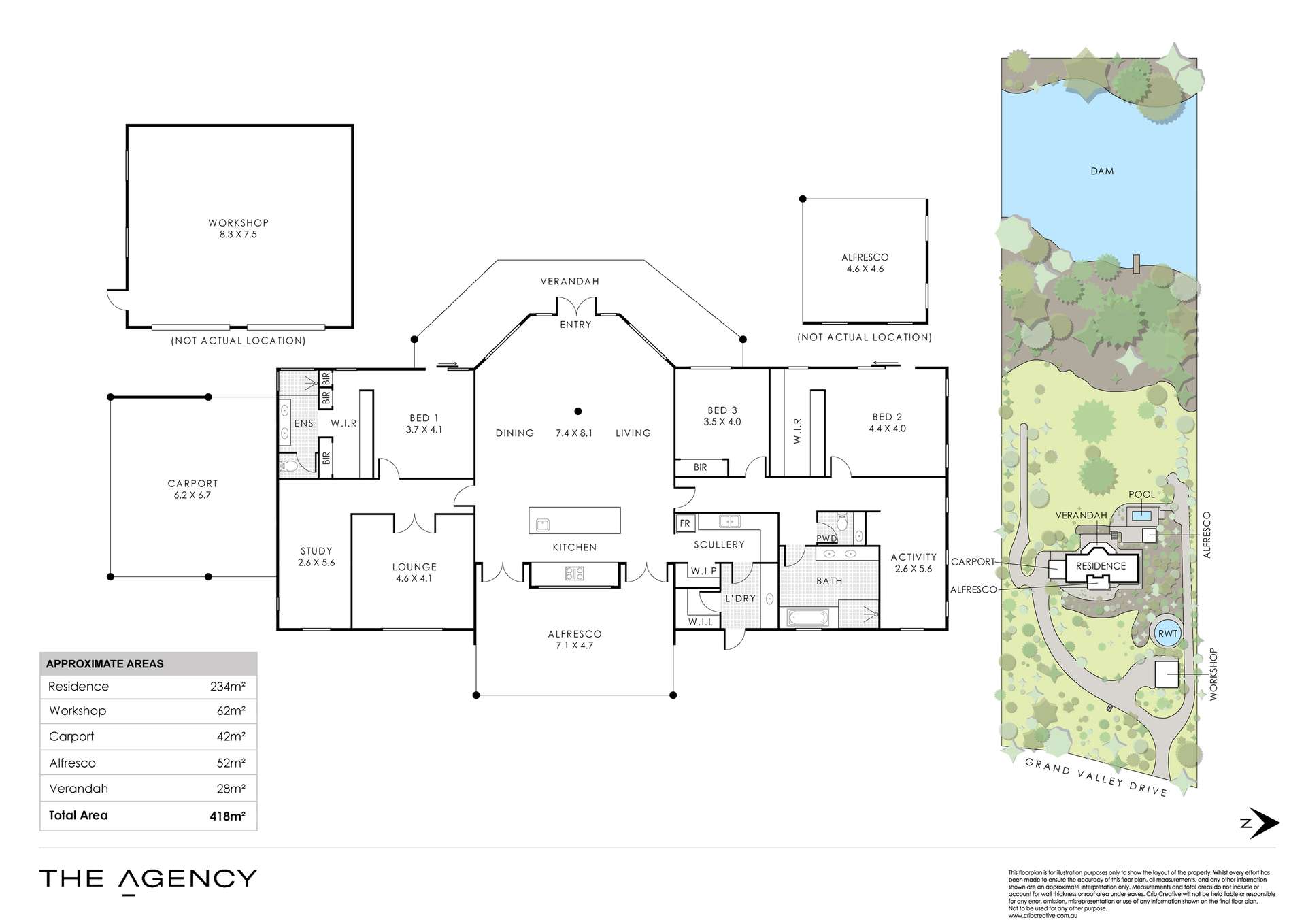 100 Grand Valley Drive, Chidlow For Sale by Farmbuy.com - floorplan 1