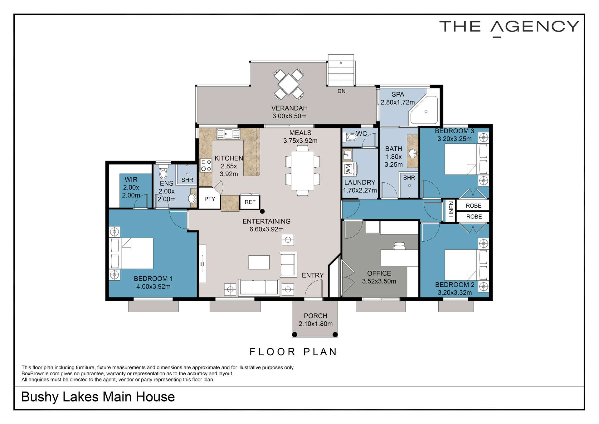 26 Eucalyptus Court, Margaret River For Sale by Farmbuy.com - floorplan 1