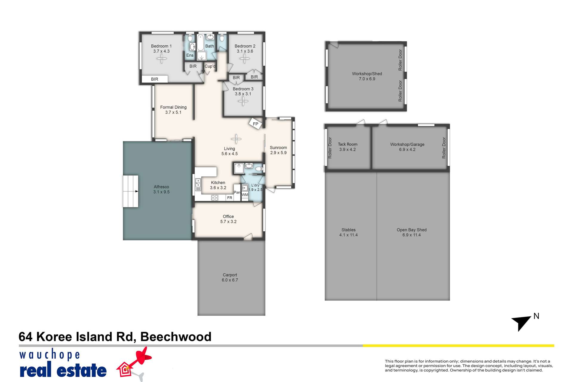 64 Koree Island Road, Beechwood For Sale by Farmbuy.com - floorplan 1