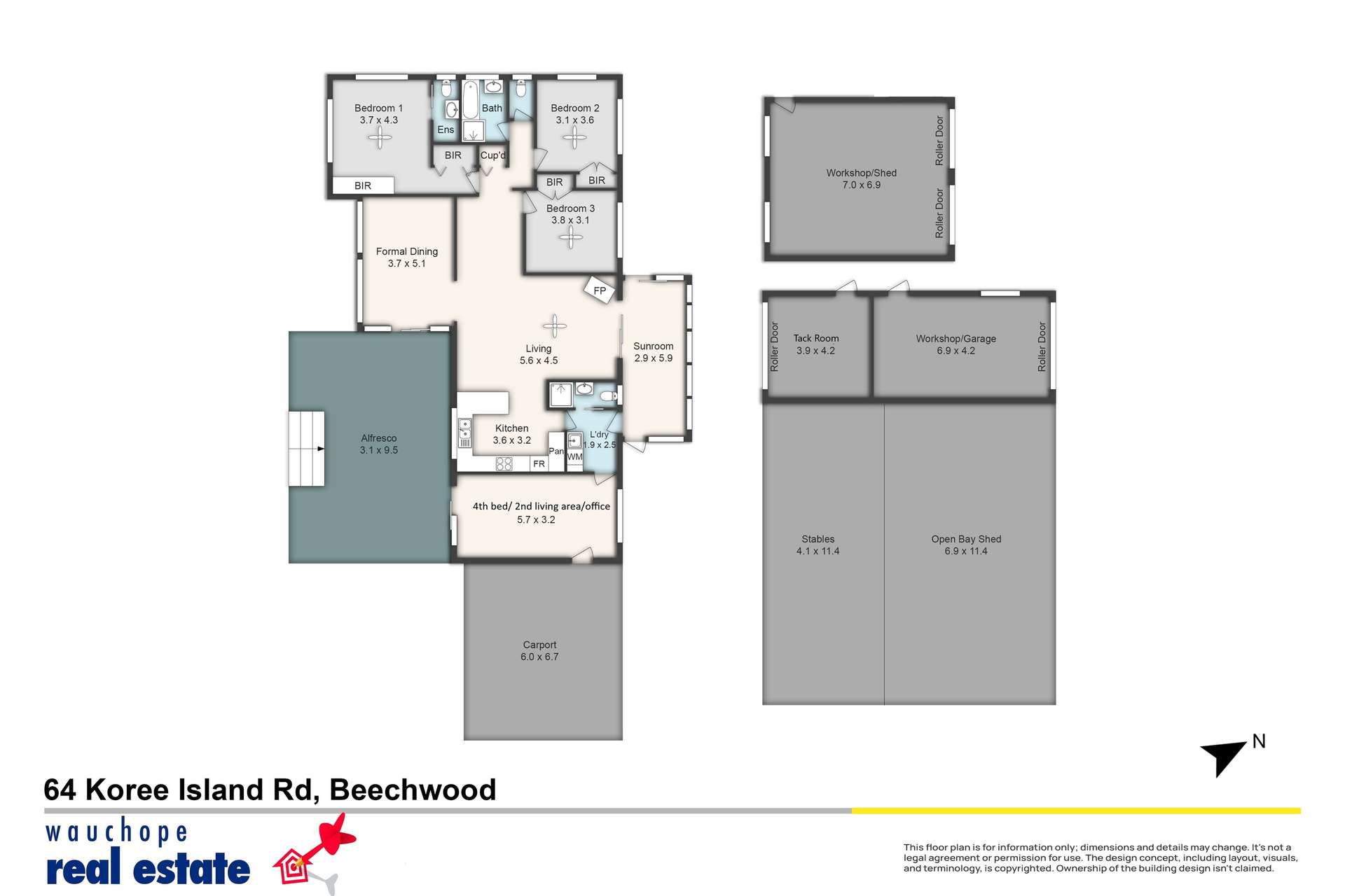 64 Koree Island Road, Beechwood For Sale by Farmbuy.com - floorplan 1
