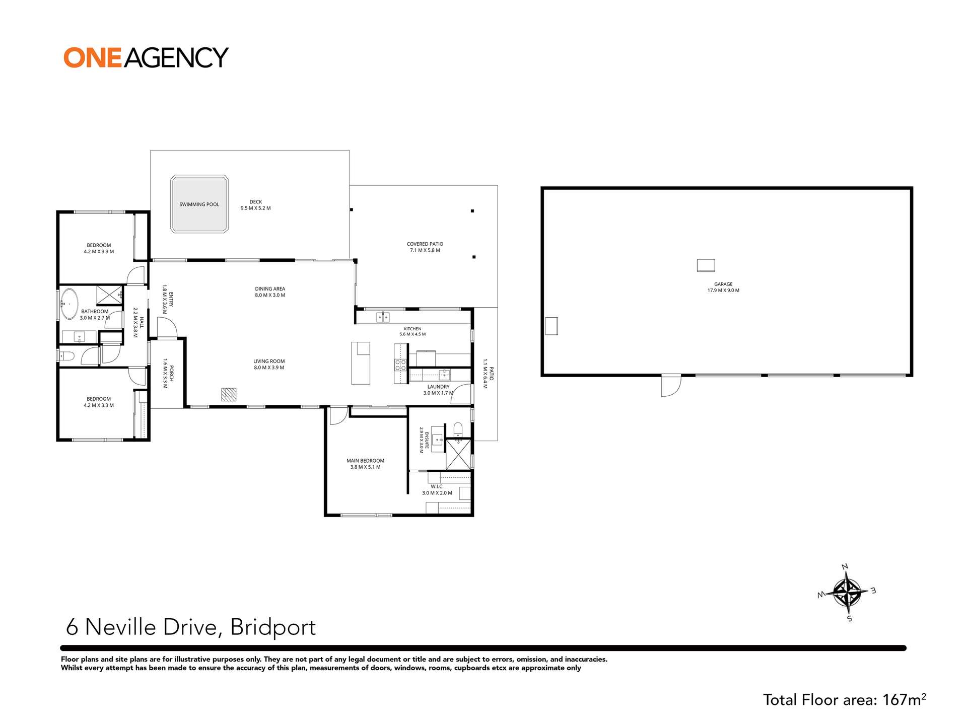 6 Neville Drive, Bridport For Sale by Farmbuy.com - floorplan 1