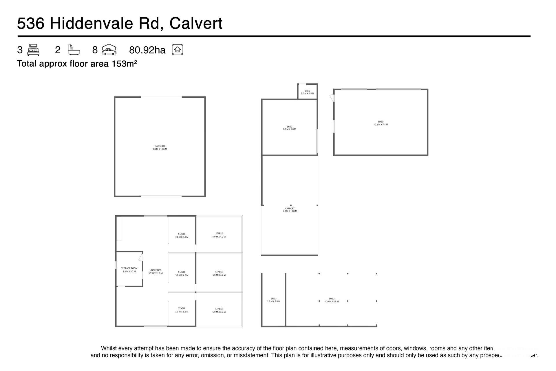 501-539 Hiddenvale Road, Calvert For Sale by Farmbuy.com - floorplan 1