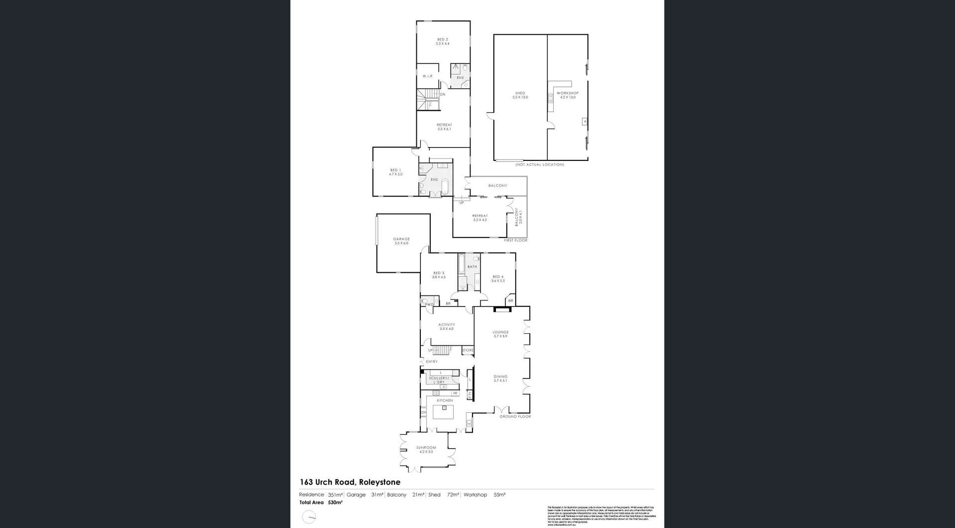 163 Urch Road, Roleystone For Sale by Farmbuy.com - floorplan 1