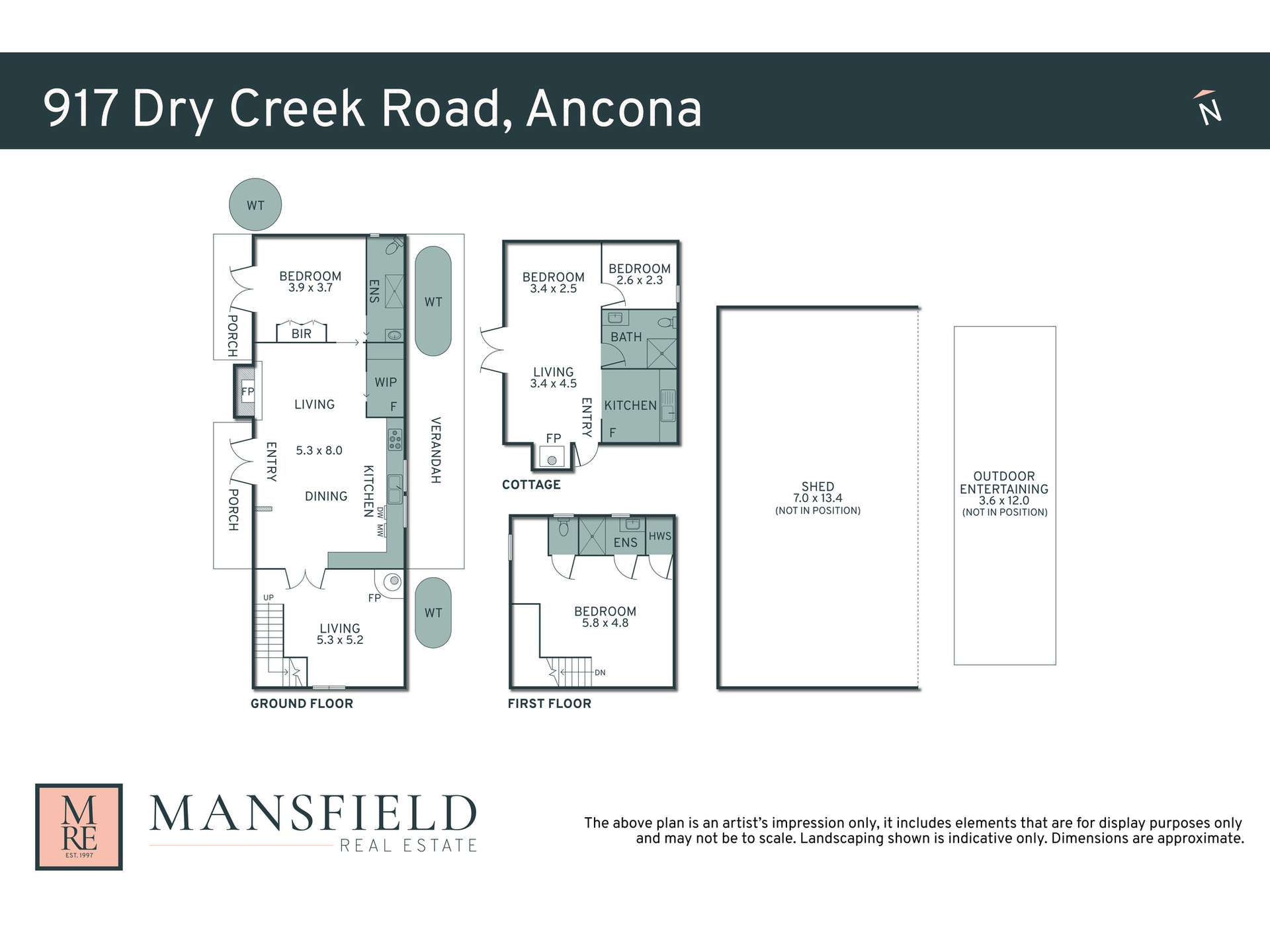 917 Dry Creek Road, Ancona For Sale by Farmbuy.com - floorplan 1