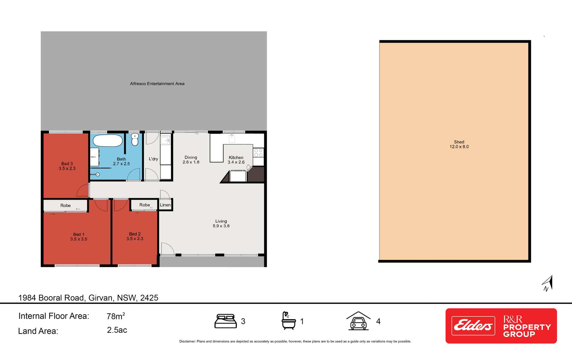1984 Booral Road, Girvan For Sale by Farmbuy.com - floorplan 1