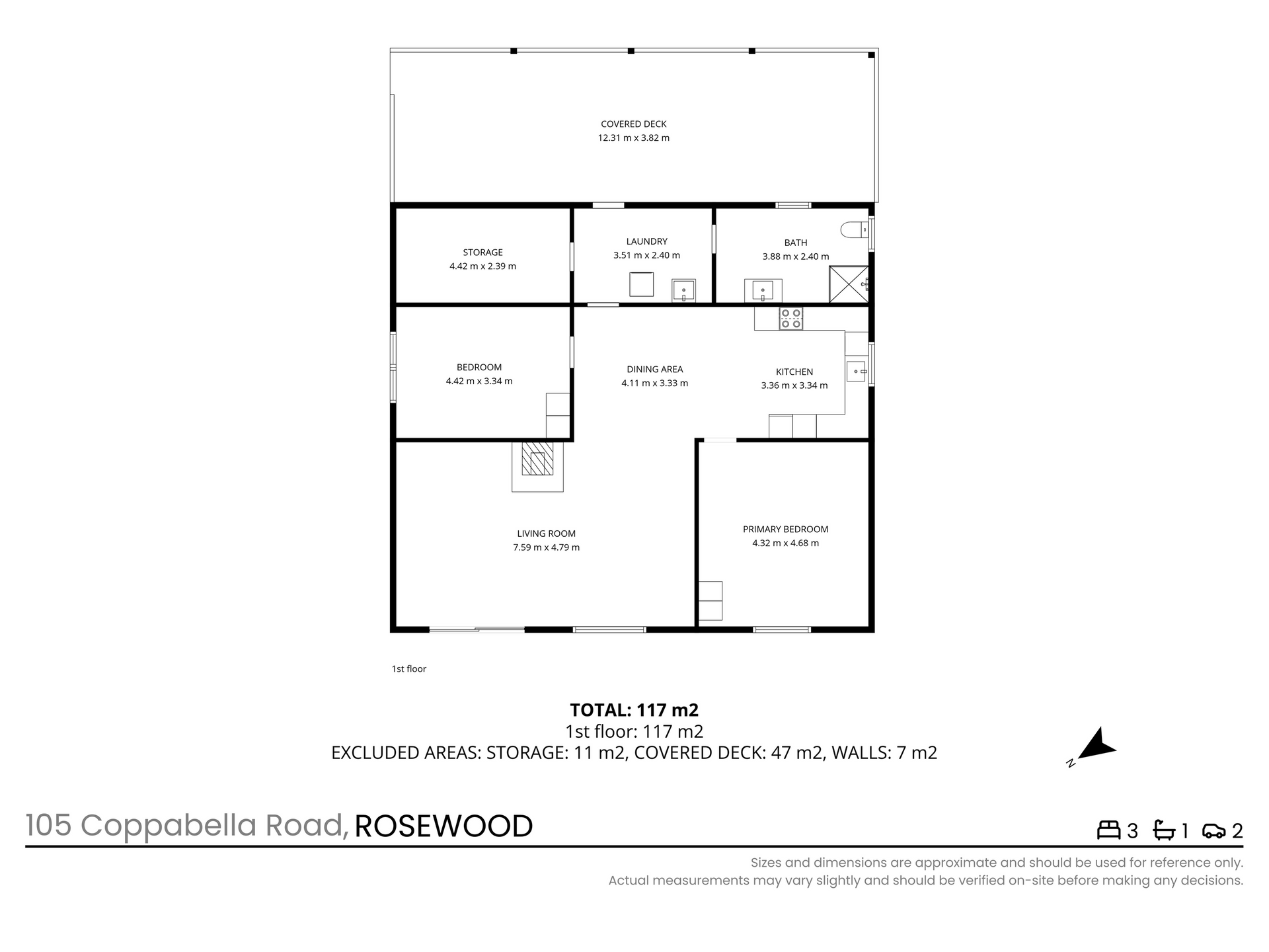 105 Coppabella Road, Rosewood For Sale by Farmbuy.com - floorplan 1