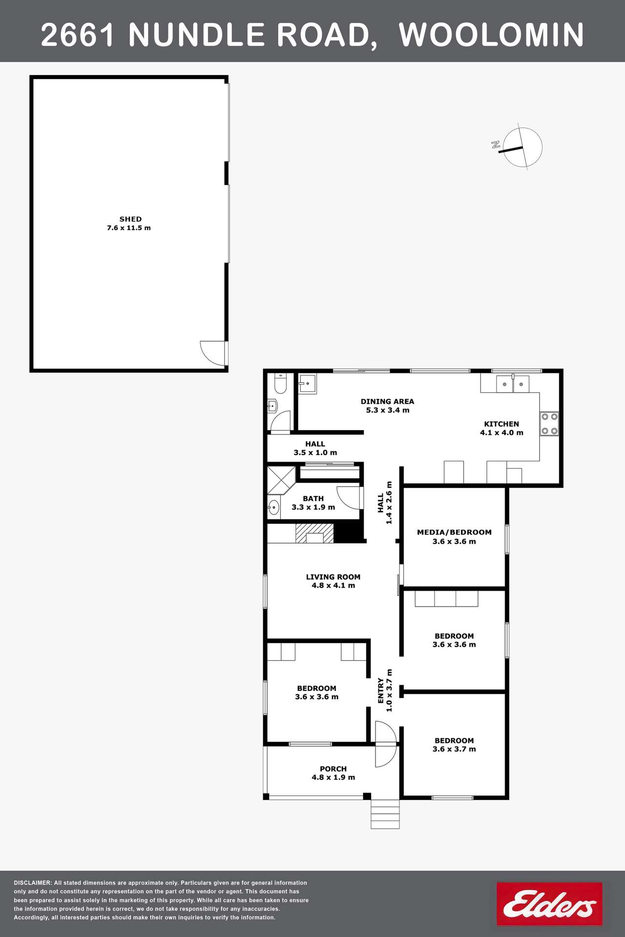 2661 Nundle Road, Woolomin For Sale by Farmbuy.com - floorplan 1