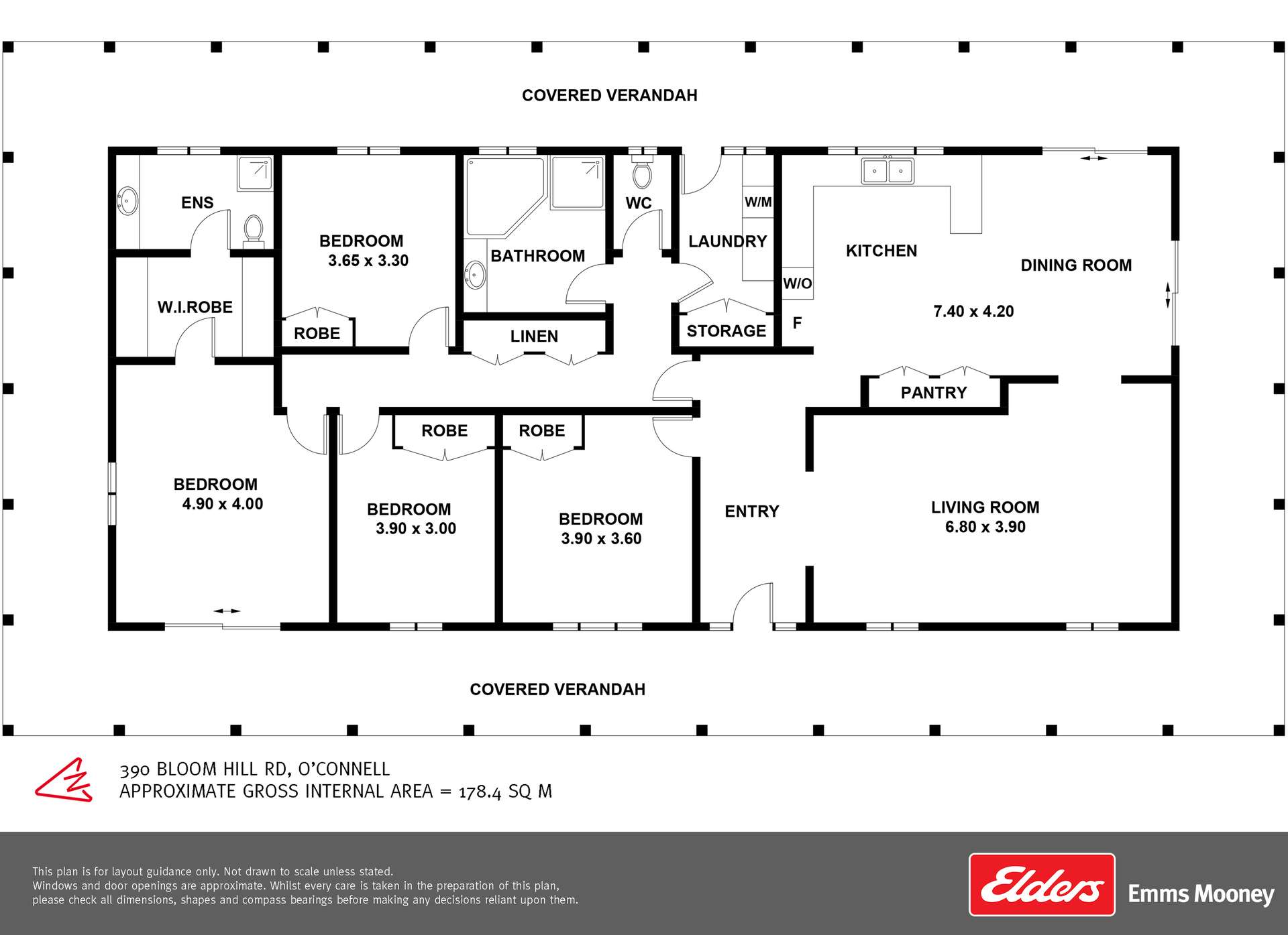 390 Bloom Hill Road, O'Connell Auction by Farmbuy.com - floorplan 1