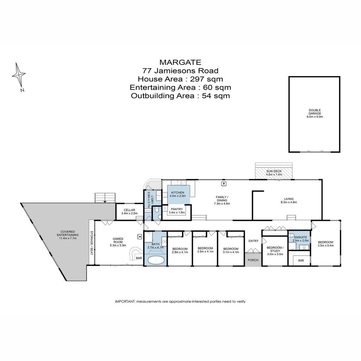 44 Jamiesons Road, Margate For Sale by Farmbuy.com - floorplan 2