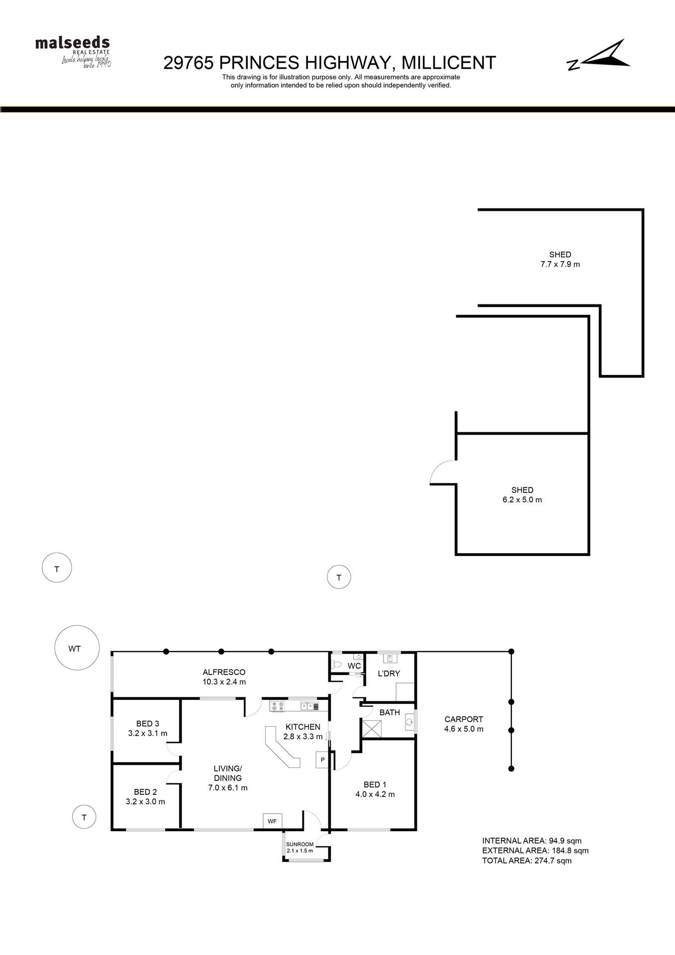 29765 Princes Highway, Millicent For Sale by Farmbuy.com - floorplan 1