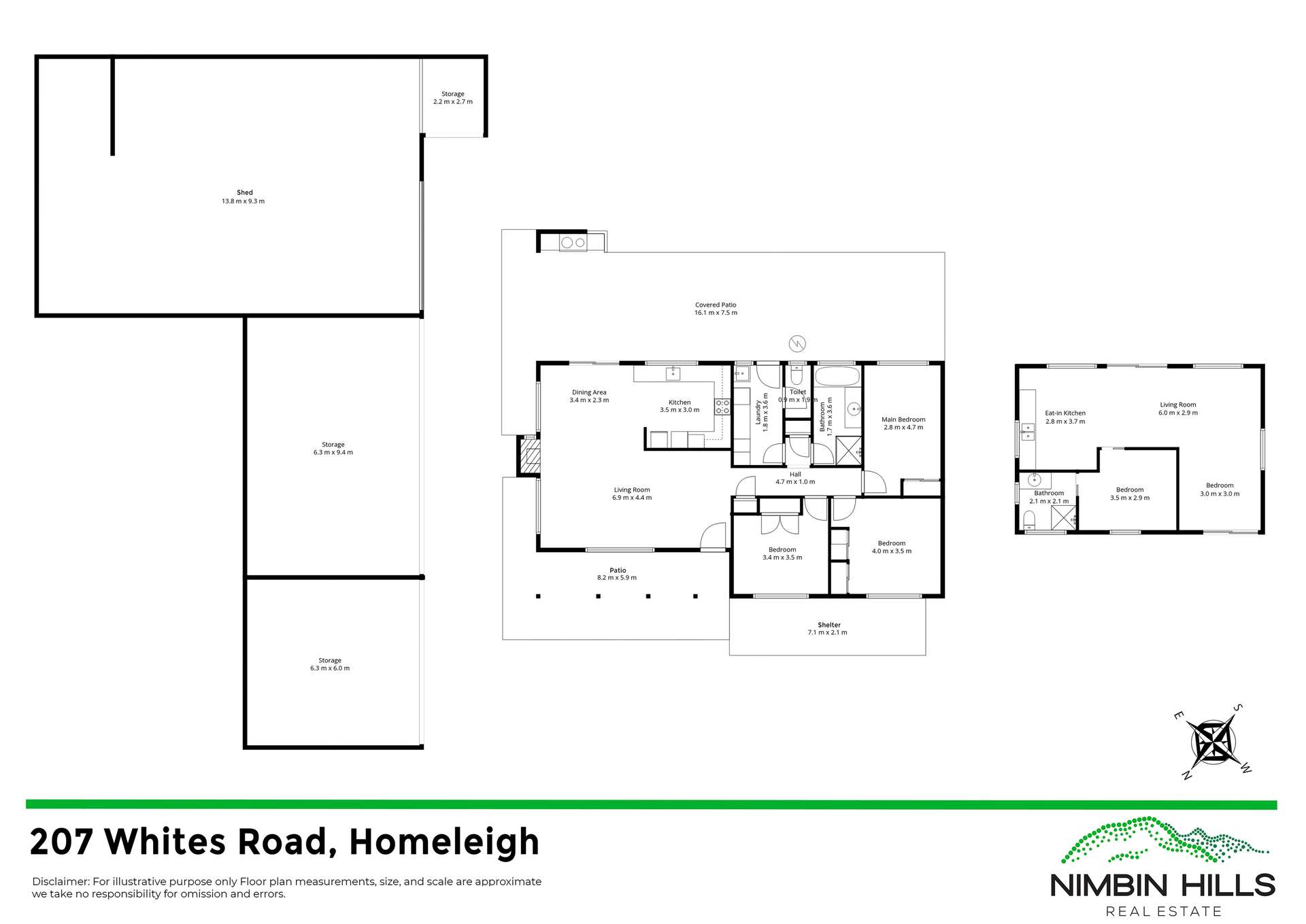 207 Whites Road, Homeleigh Auction by Farmbuy.com - floorplan 1