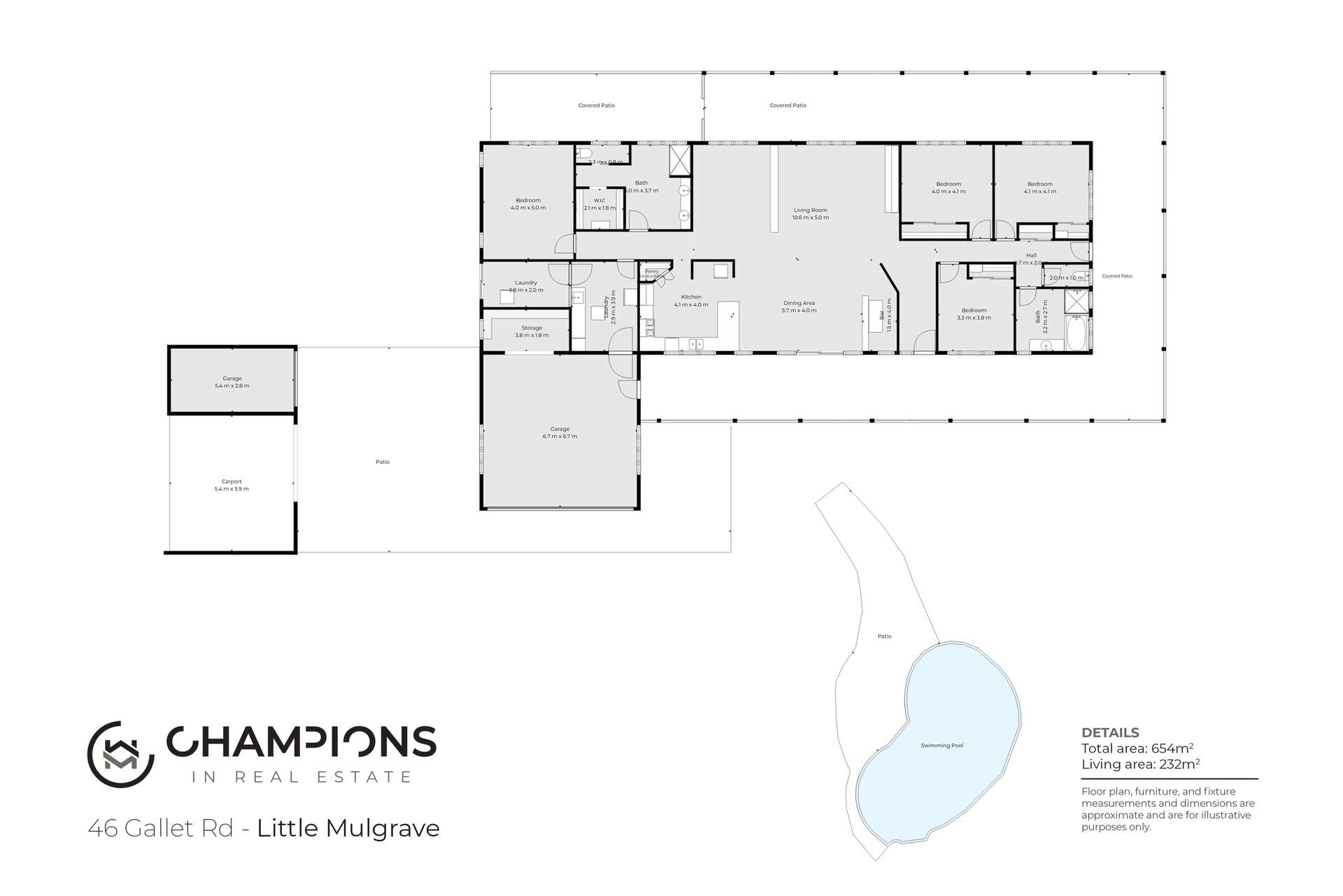 46 Gallet Road, Little Mulgrave For Sale by Farmbuy.com - floorplan 1