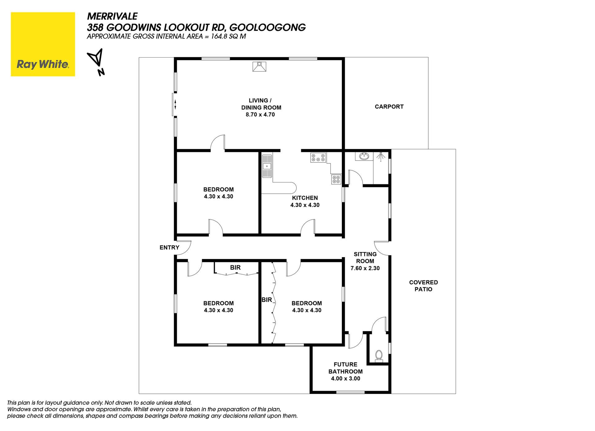 'Merrivale' 358 Goodwins Lookout Road, Cowra For Sale by Farmbuy.com - floorplan 1