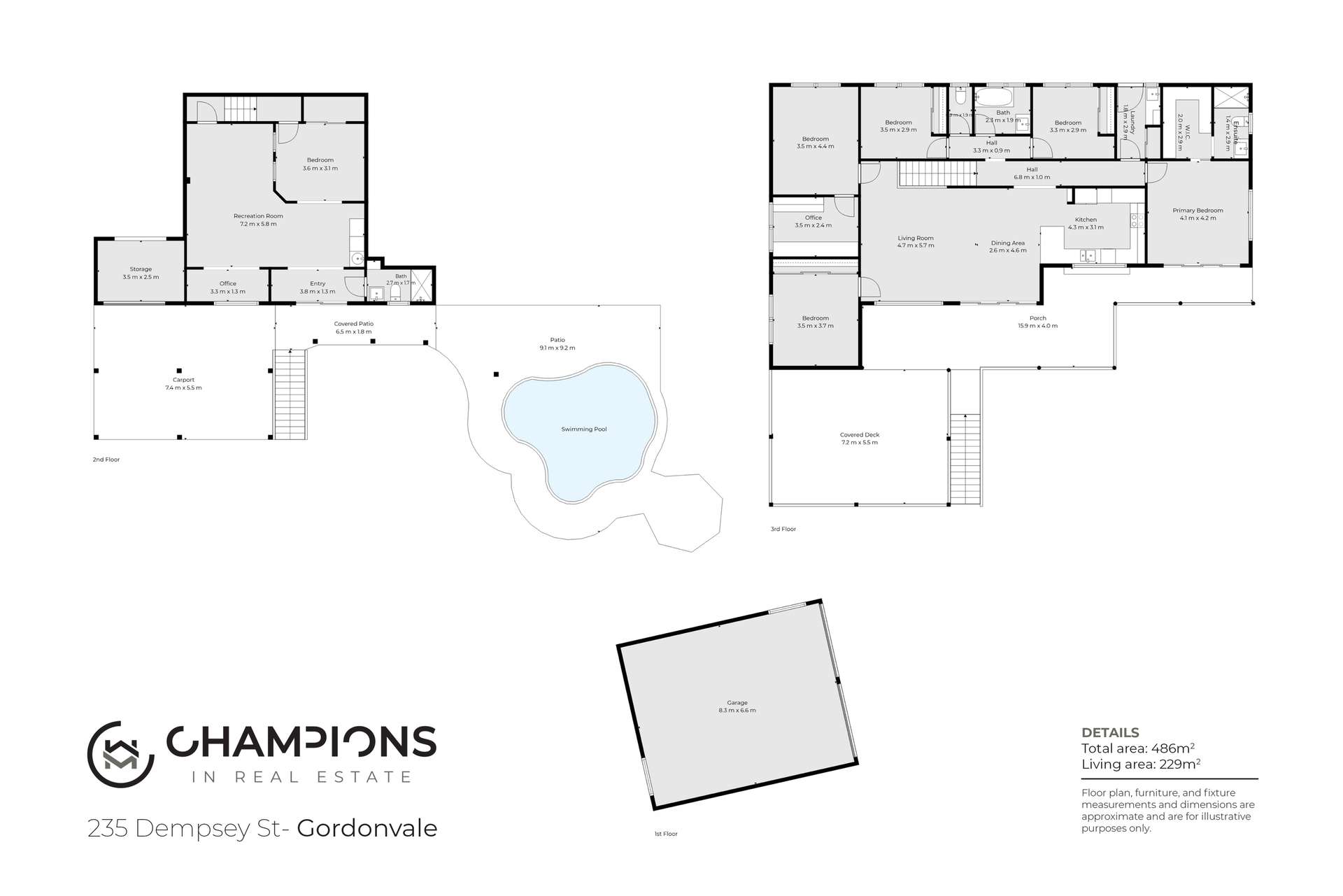 235 Dempsey Street, Gordonvale For Sale by Farmbuy.com - floorplan 1