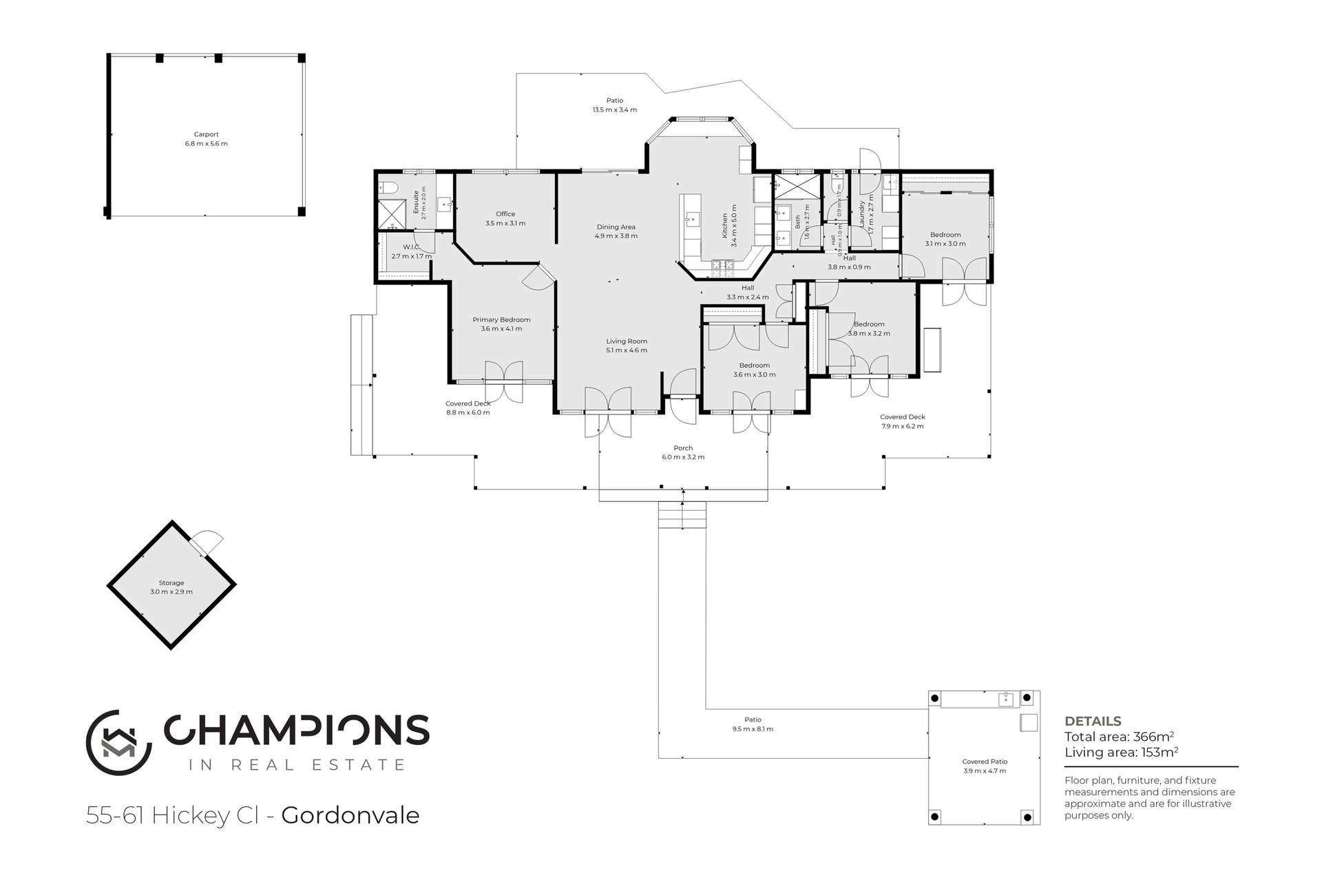 55-61 Hickey Close, Gordonvale For Sale by Farmbuy.com - floorplan 1
