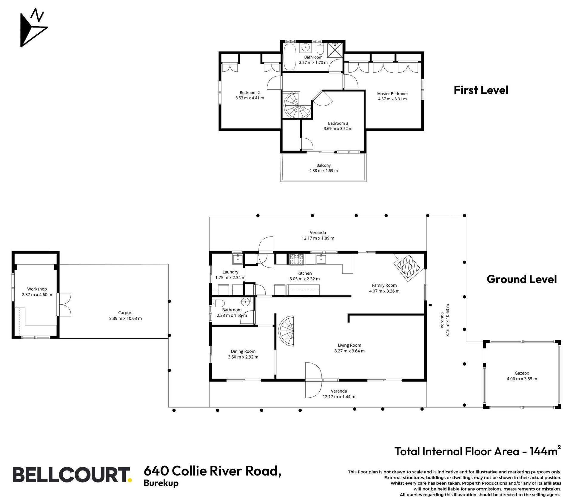 640 Collie River Road, Burekup For Sale by Farmbuy.com - floorplan 1