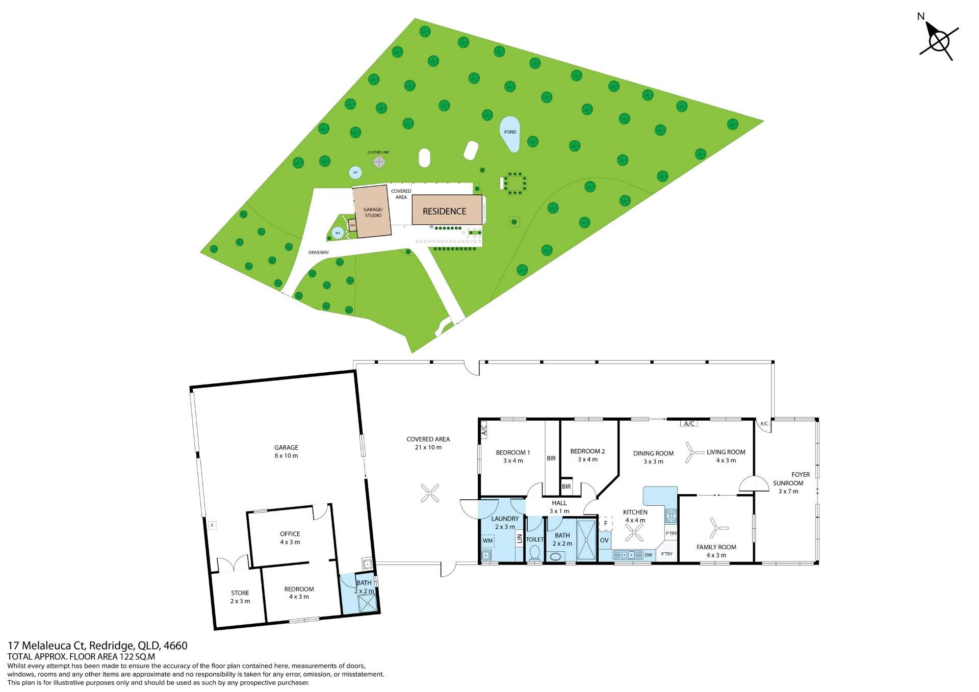 17 Melaleuca Court, Redridge For Sale by Farmbuy.com - floorplan 1
