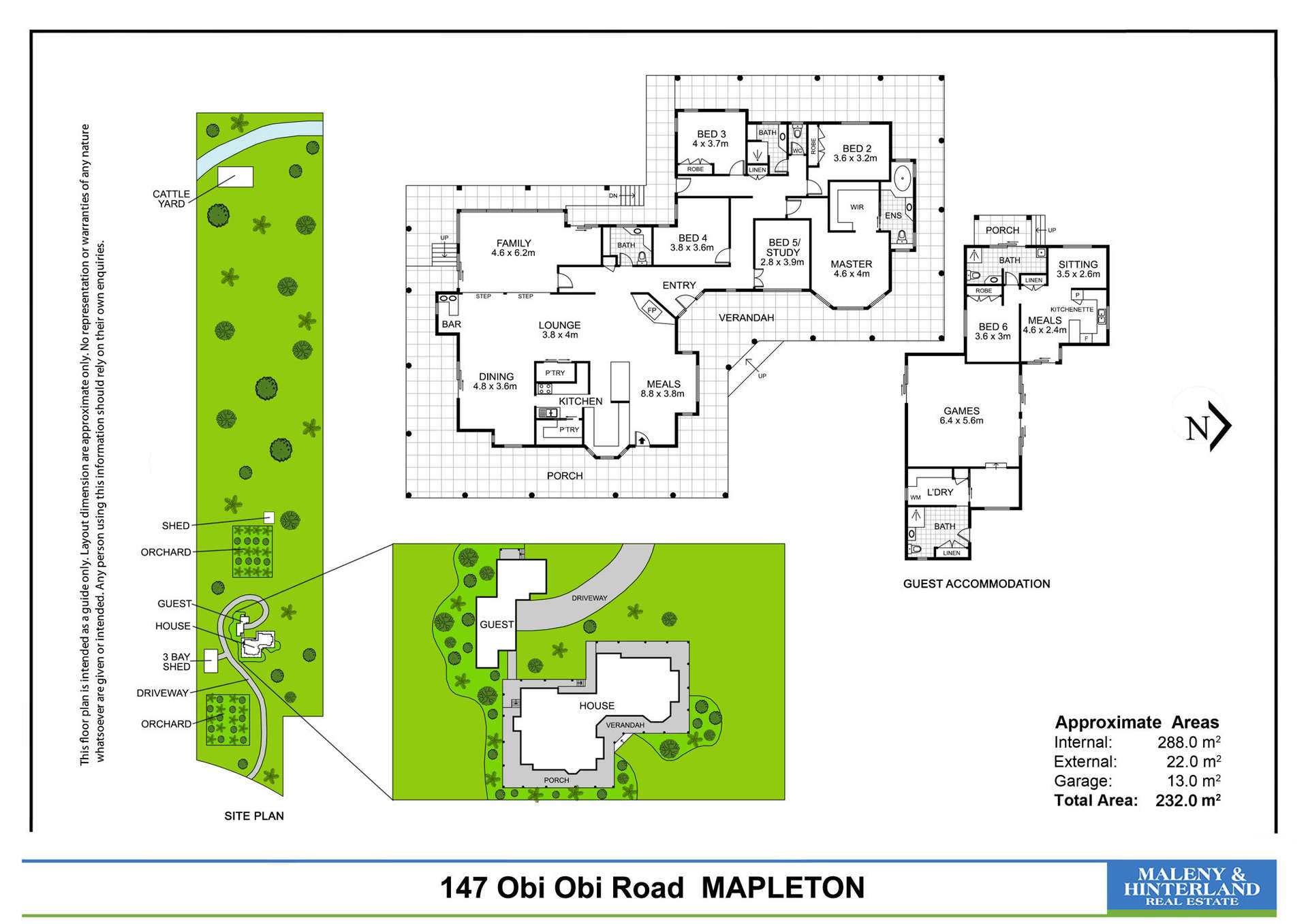 147 Obi Obi Road, Mapleton For Sale by Farmbuy.com - floorplan 1