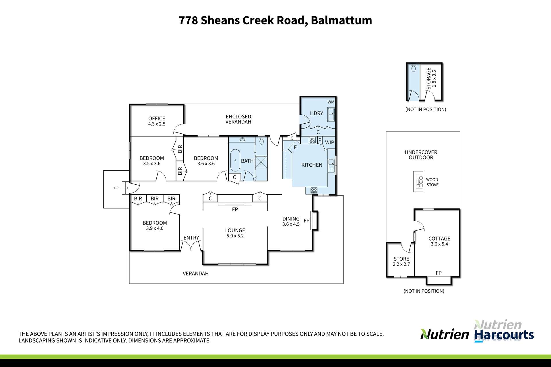 778 Sheans Creek Road, Euroa For Sale by Farmbuy.com - floorplan 1