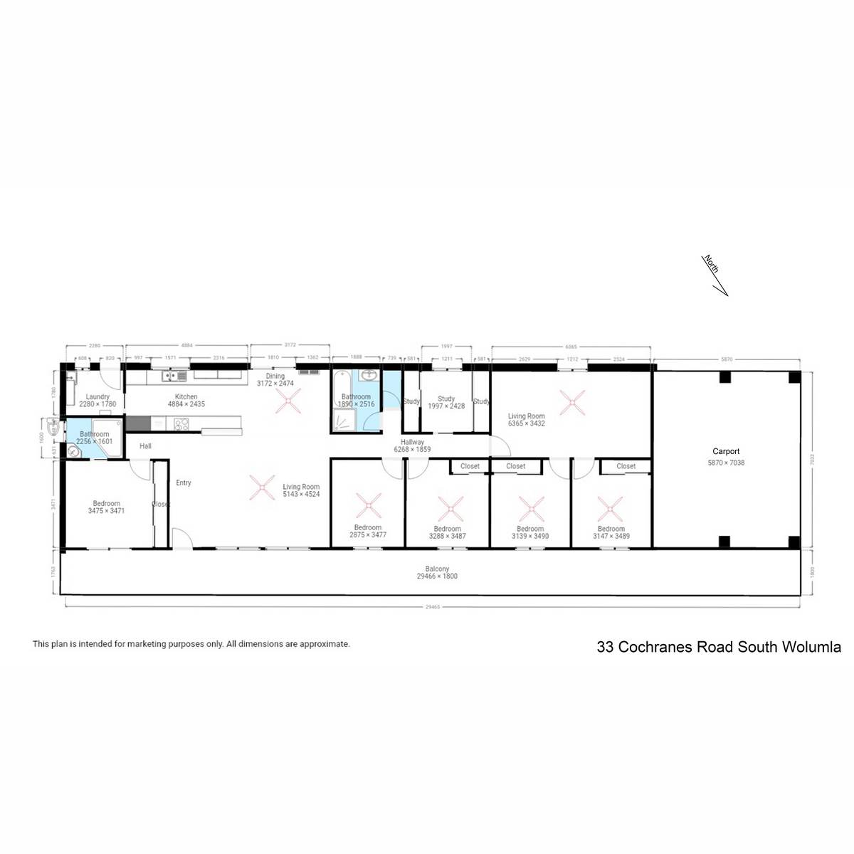 33 Cochranes Road, Wolumla For Sale by Farmbuy.com - floorplan 2