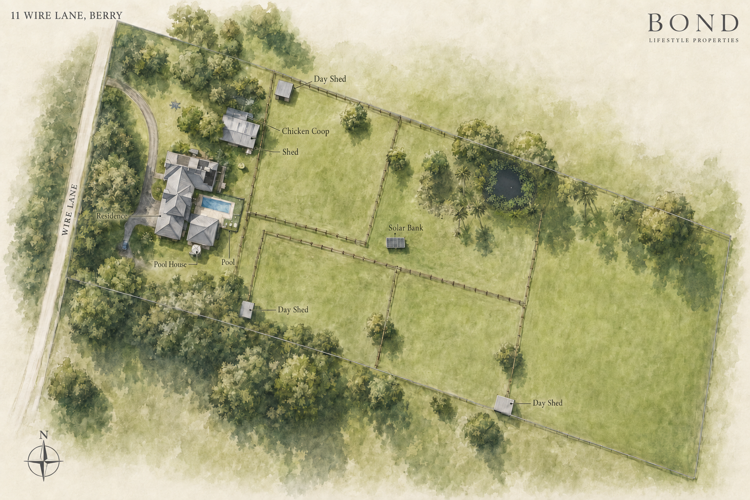 11 Wire Lane, Berry For Sale by Farmbuy.com - floorplan 1