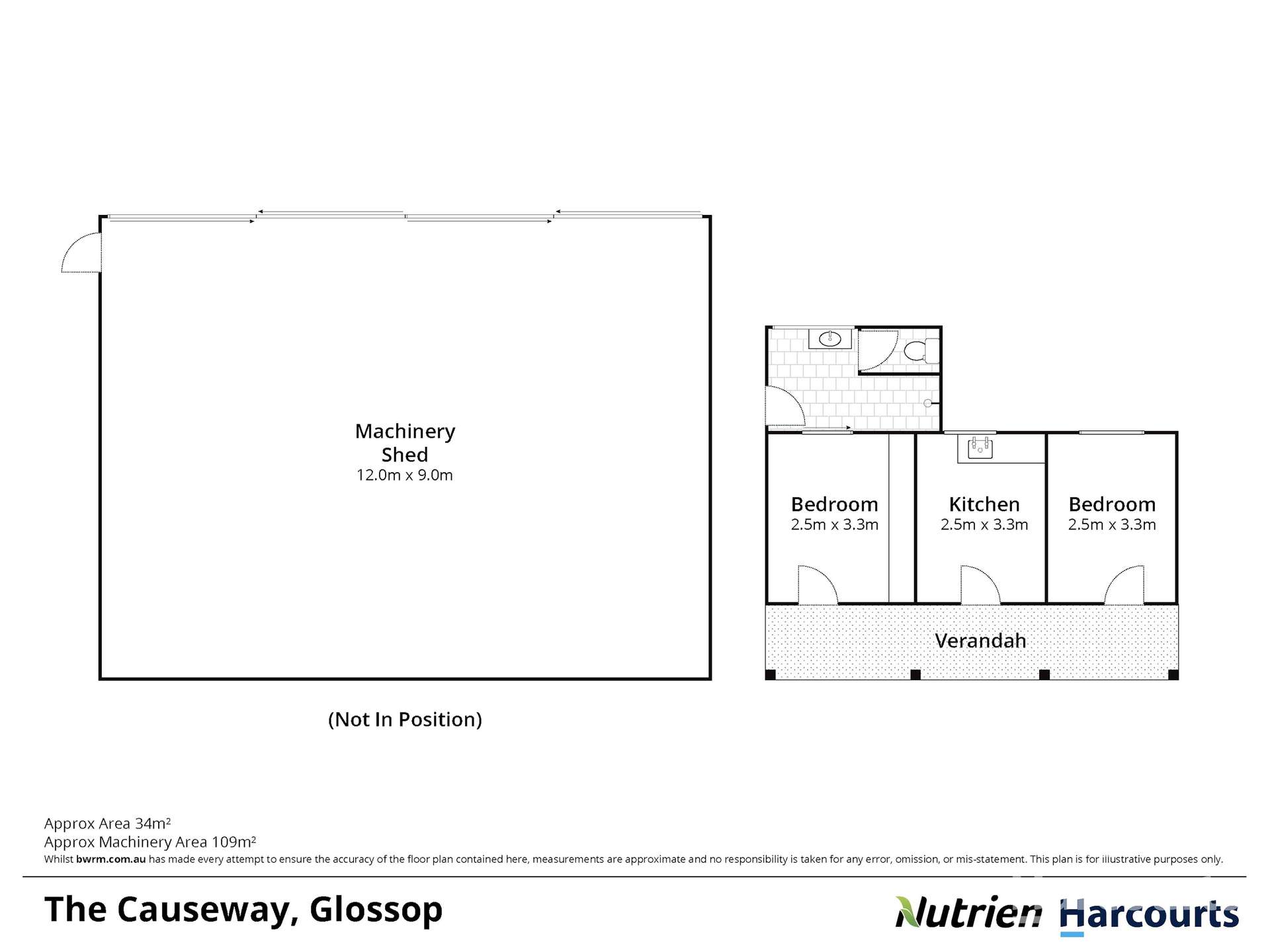 Lot 5 & 1 The Causeway, Glossop For Sale by Farmbuy.com - floorplan 1