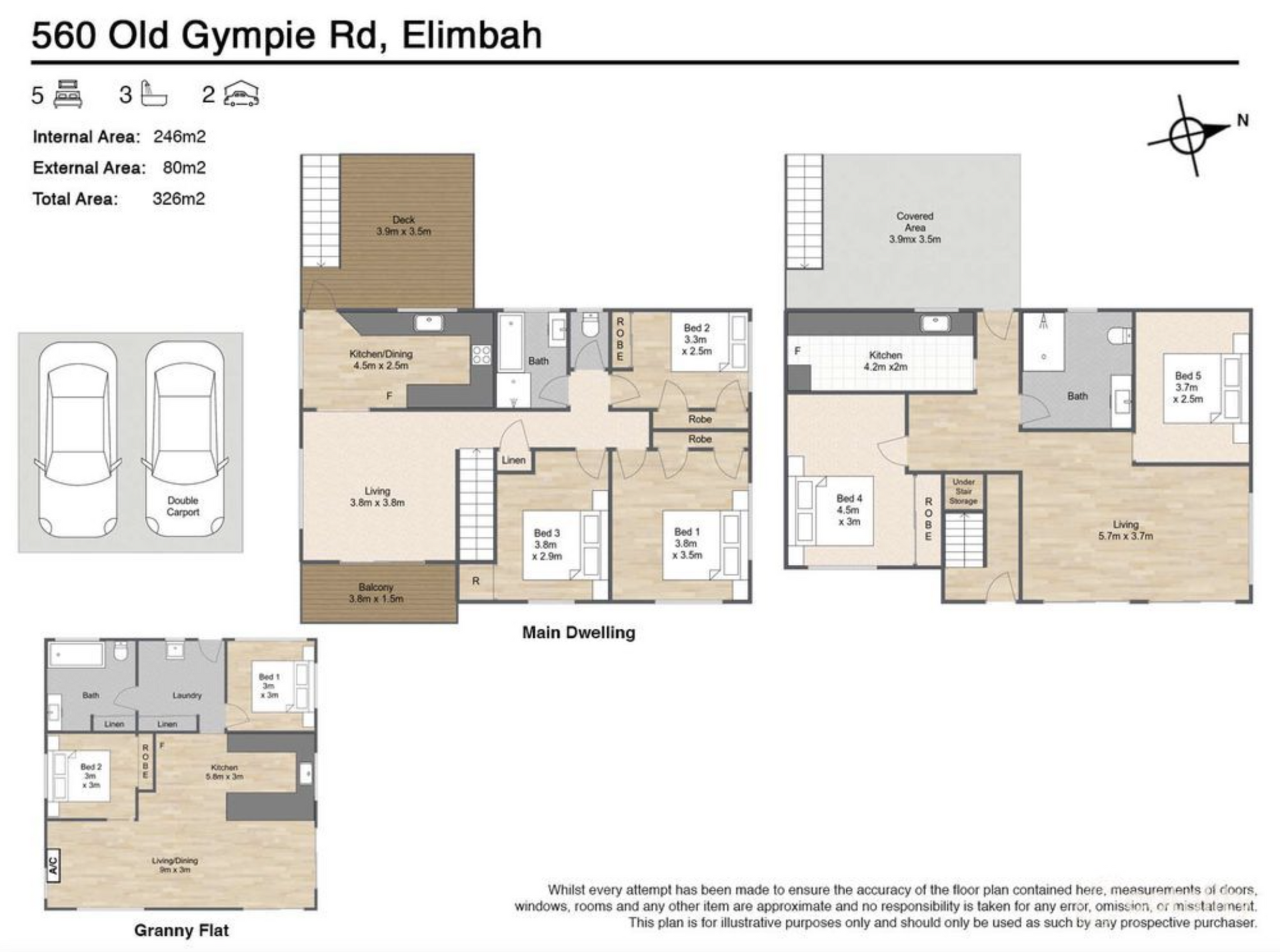 560 Old Gympie Road, Elimbah For Sale by Farmbuy.com - floorplan 1