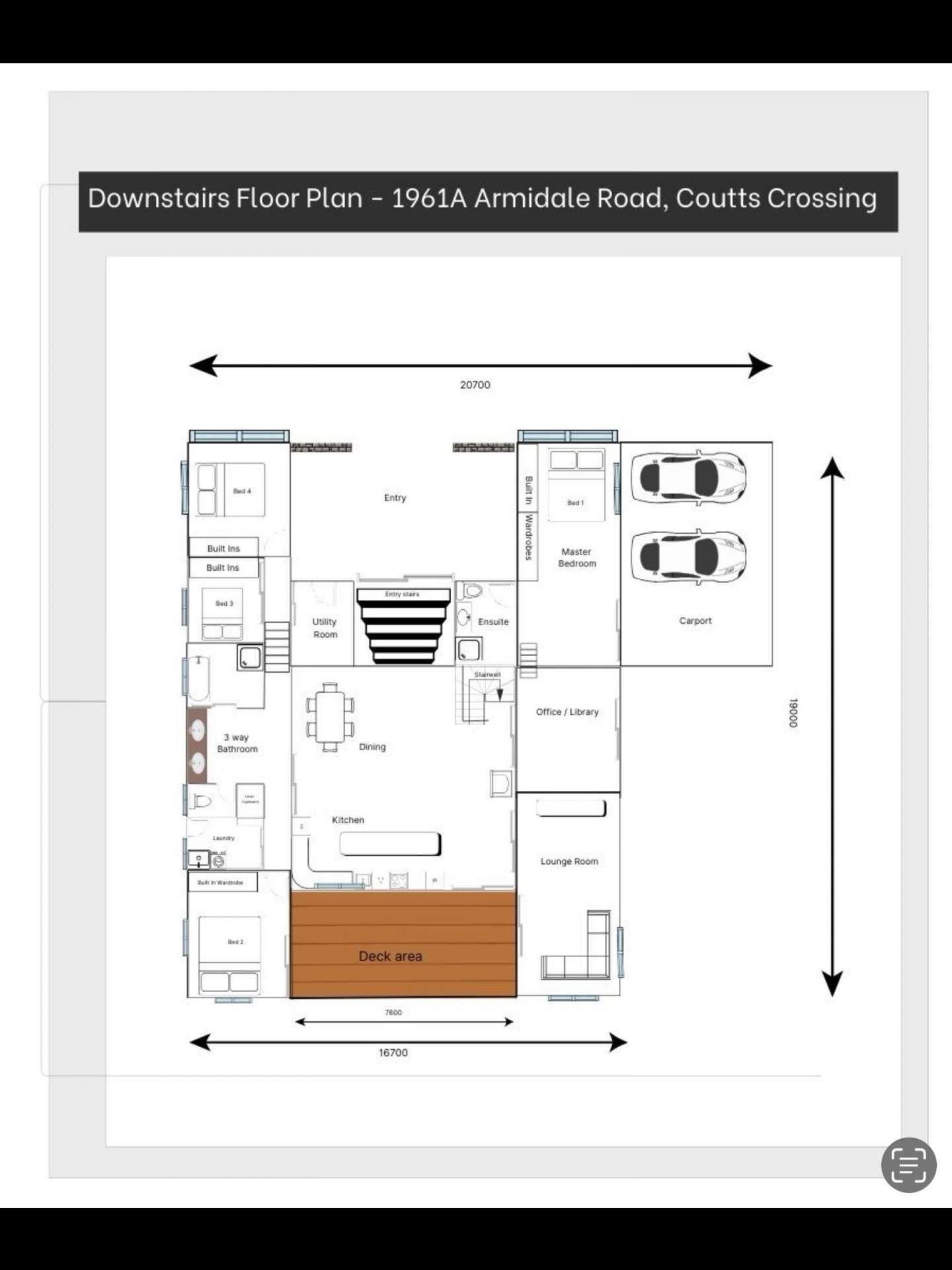 1961a Armidale Road, Coutts Crossing For Sale by Farmbuy.com - floorplan 2