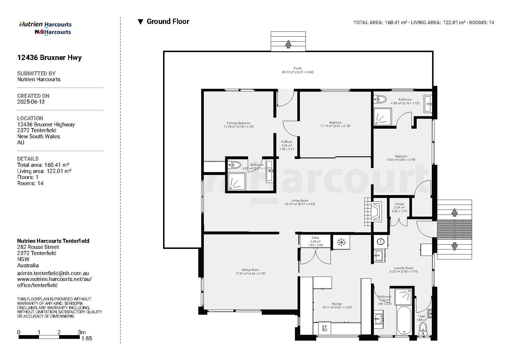 12436 Bruxner Highway, Tenterfield For Sale by Farmbuy.com - floorplan 1