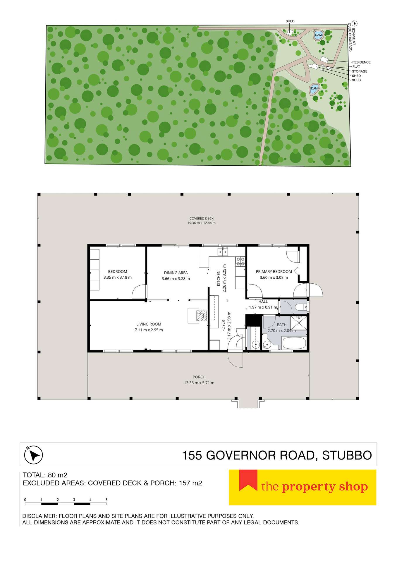 155 Governor Road, Gulgong For Sale by Farmbuy.com - floorplan 1
