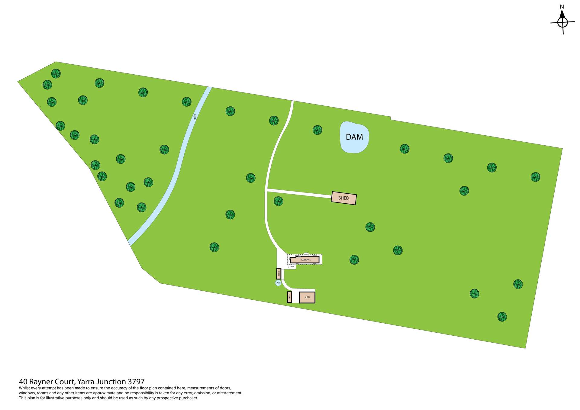 40 Rayner Court, Yarra Junction For Sale by Farmbuy.com - floorplan 2