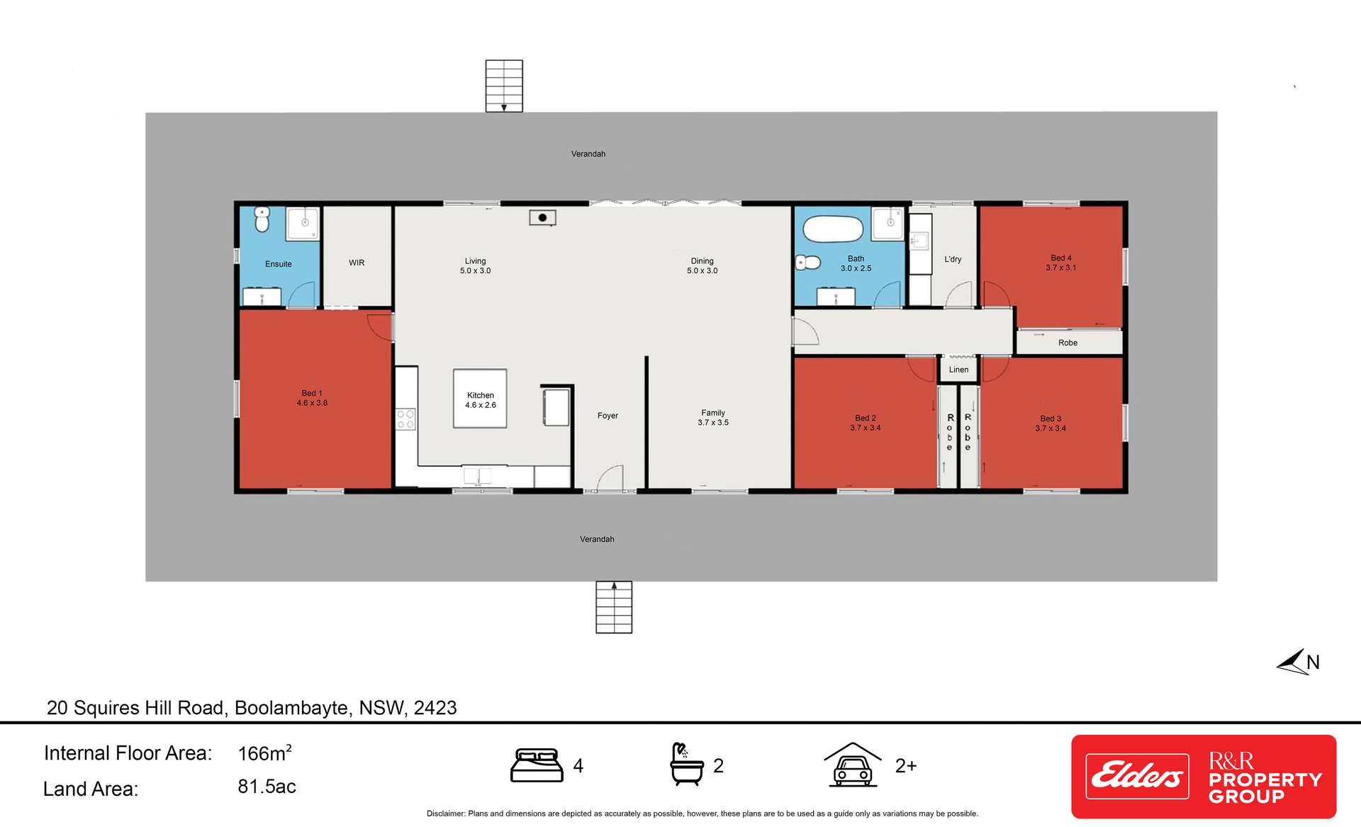 20 Squires Hill Road, Boolambayte For Sale by Farmbuy.com - floorplan 1
