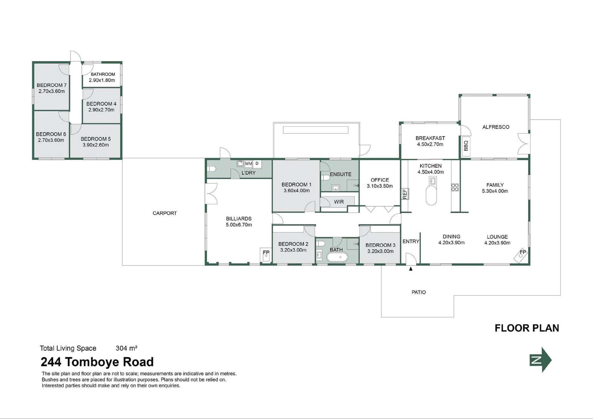 244 Tomboye Road, Tomboye For Sale by Farmbuy.com - floorplan 1