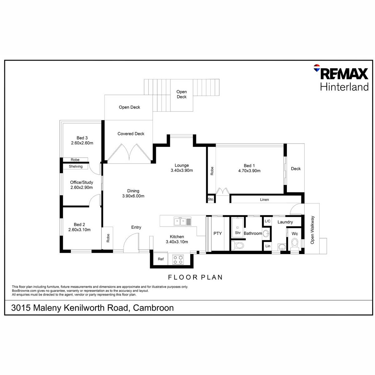 3015 Maleny Kenilworth Road, Cambroon For Sale by Farmbuy.com - floorplan 1