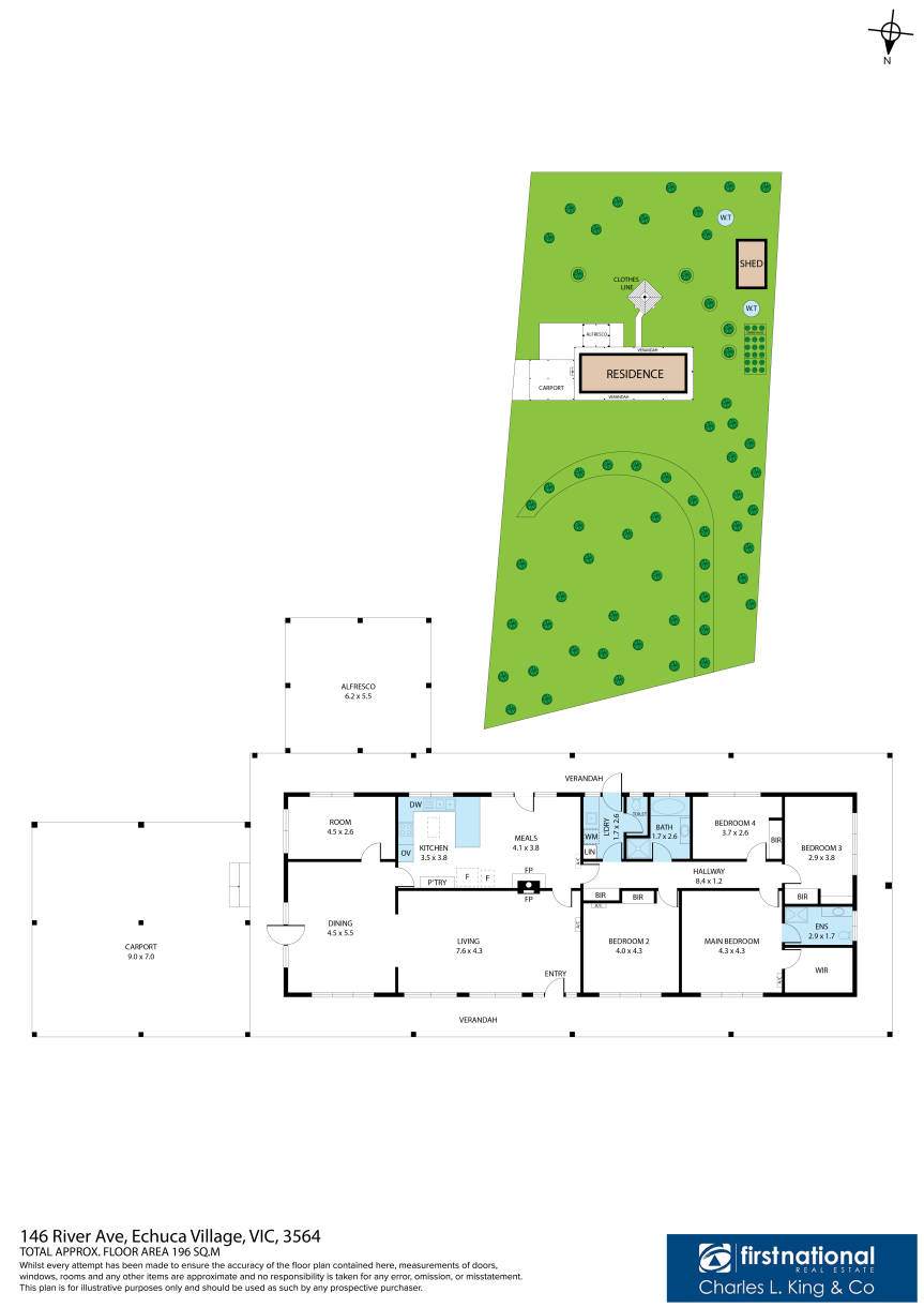 146 River Avenue, Echuca For Sale by Farmbuy.com - floorplan 2