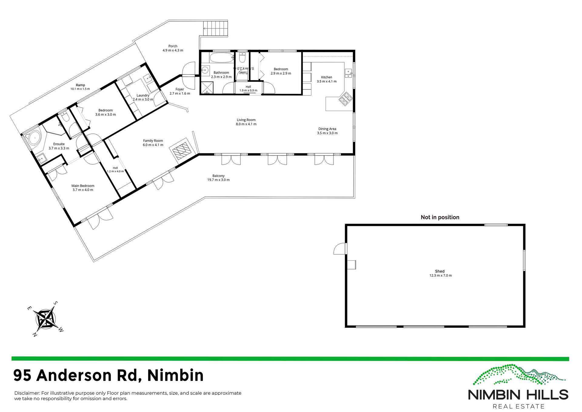 95 ANDERSON ROAD, Nimbin For Sale by Farmbuy.com - floorplan 1