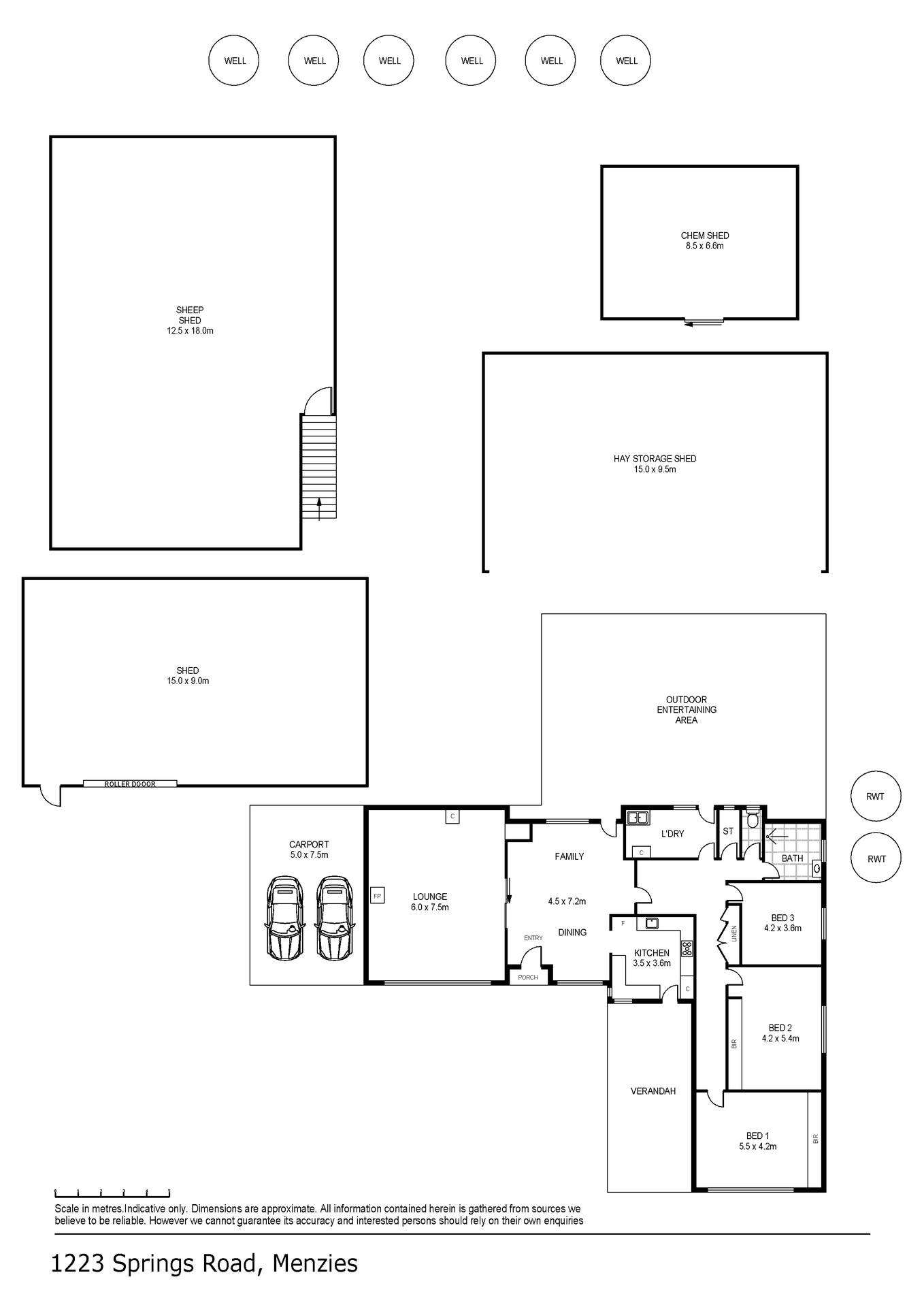 1223 Springs Road, Menzies For Sale by Farmbuy.com - floorplan 1