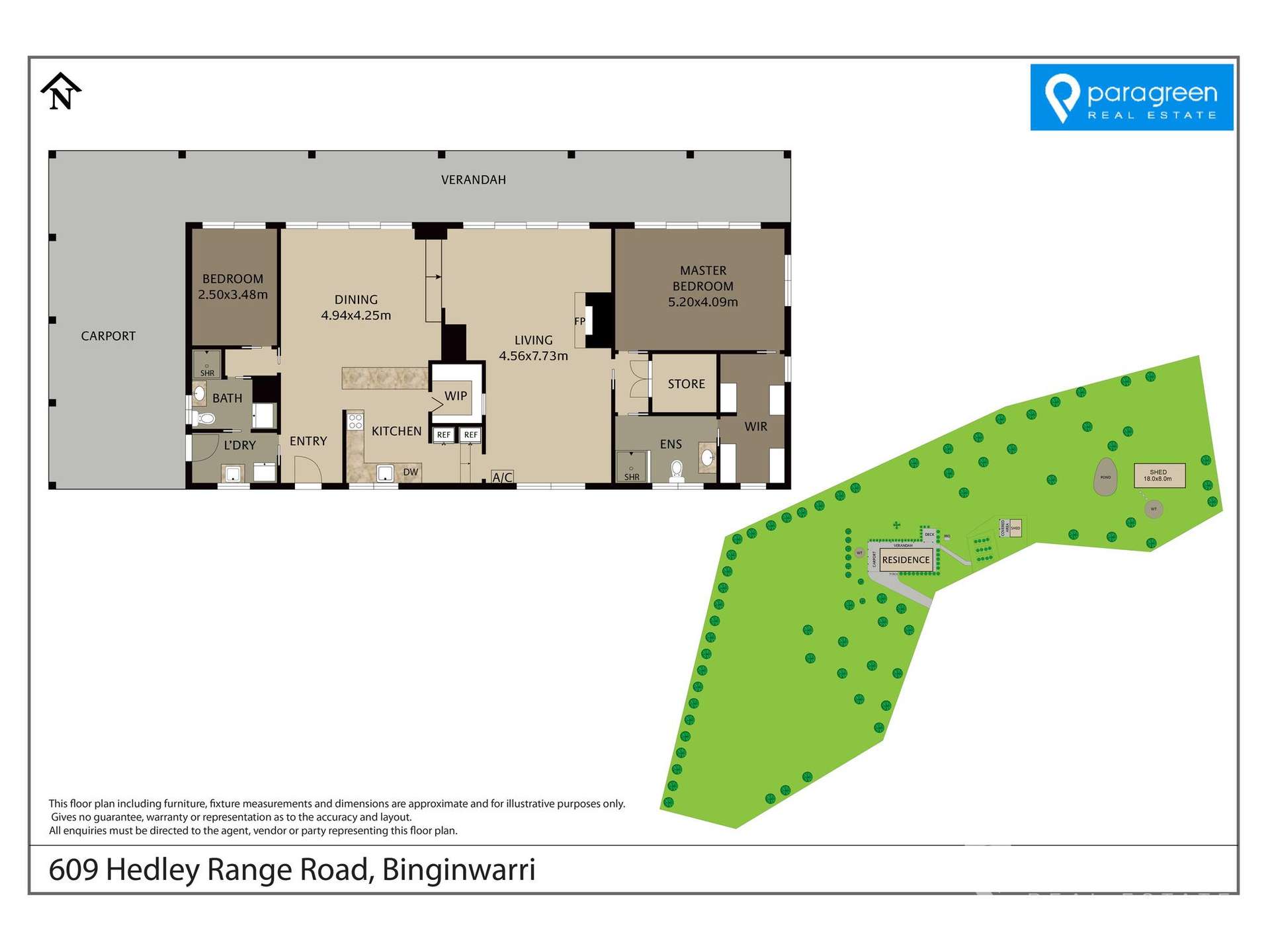 609 Hedley Range Road, Binginwarri For Sale by Farmbuy.com - floorplan 1