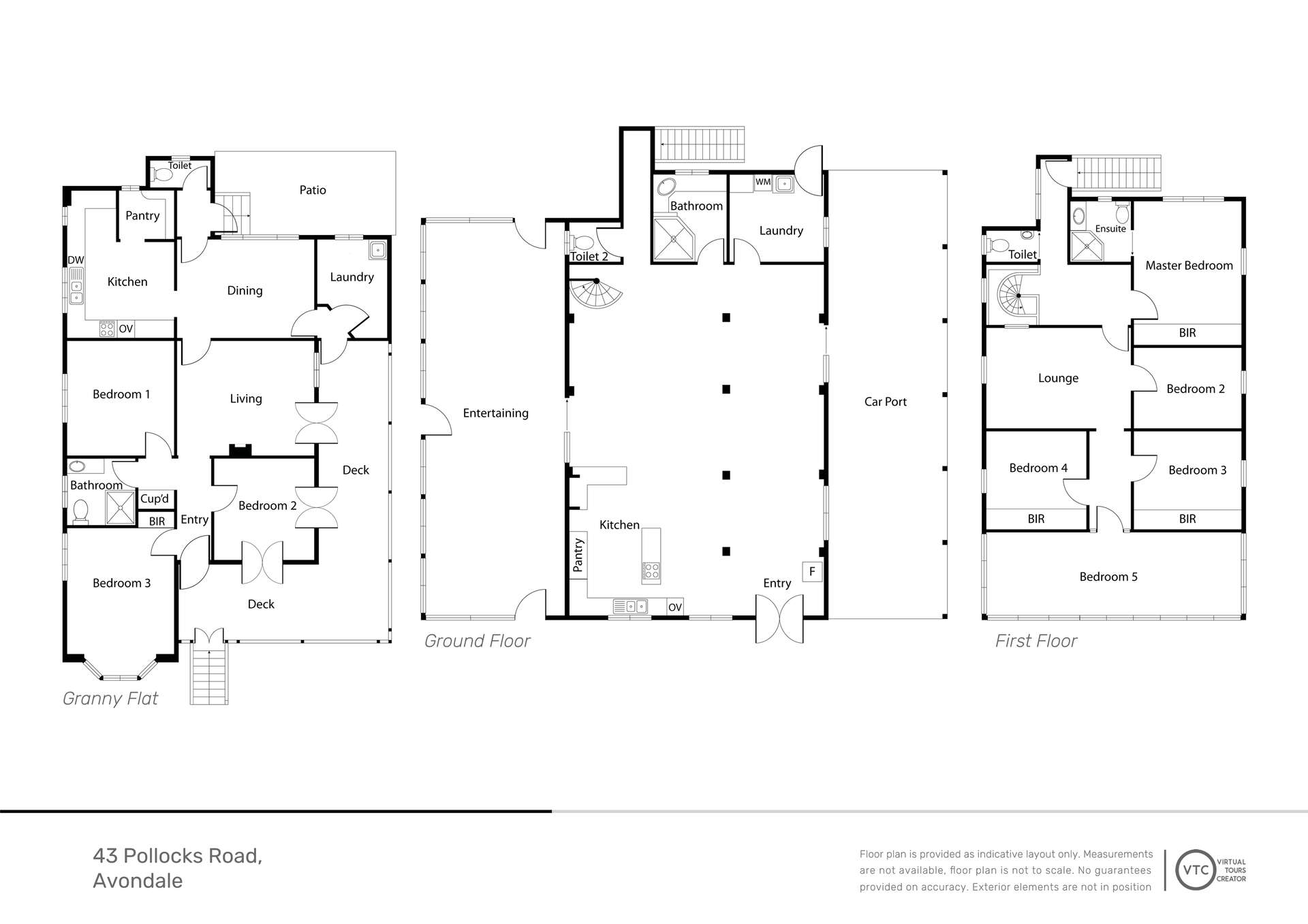 43 Pollocks Road, Avondale For Sale by Farmbuy.com - floorplan 1