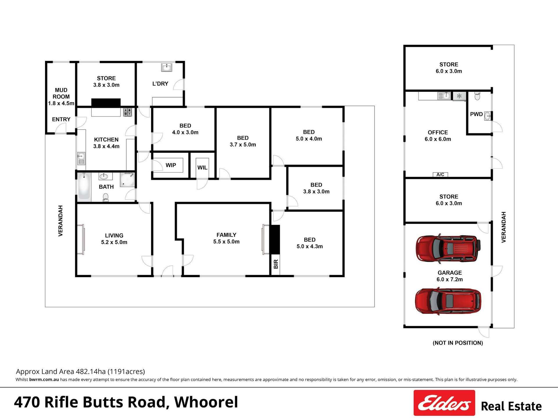 470 Rifle Butts Road, Birregurra For Sale by Farmbuy.com - floorplan 1