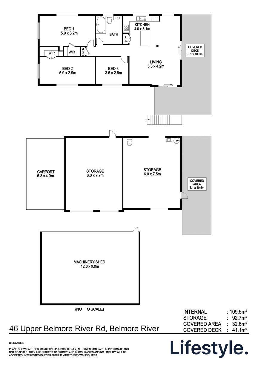 46 Upper Belmore River Road, Belmore River For Sale by Farmbuy.com - floorplan 1